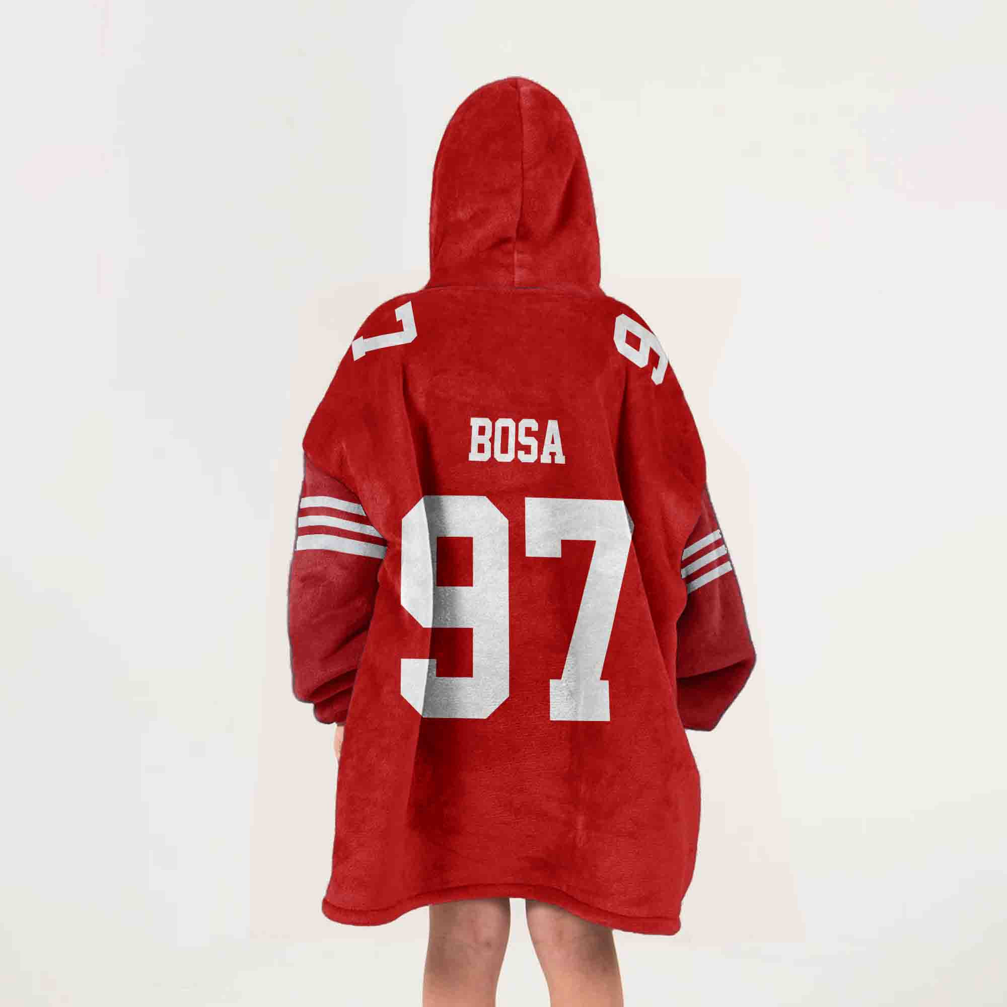 Adult N.B 97 San Francisco 49ers Football Unisex Blanket Hoodie