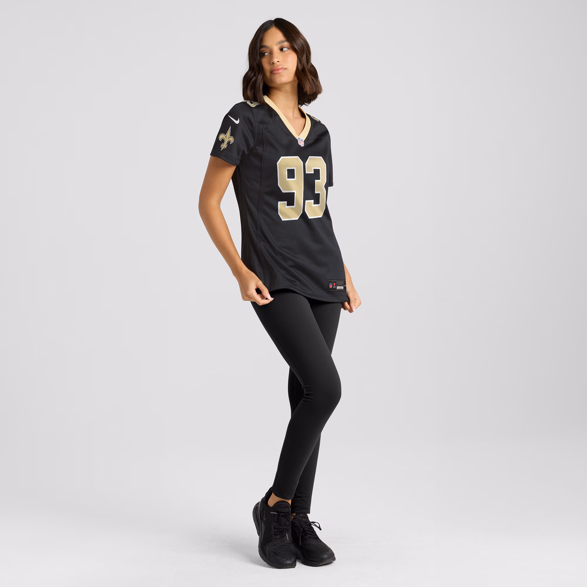 Nathan Shepherd New Orleans Saints Women's Game Jersey - Black