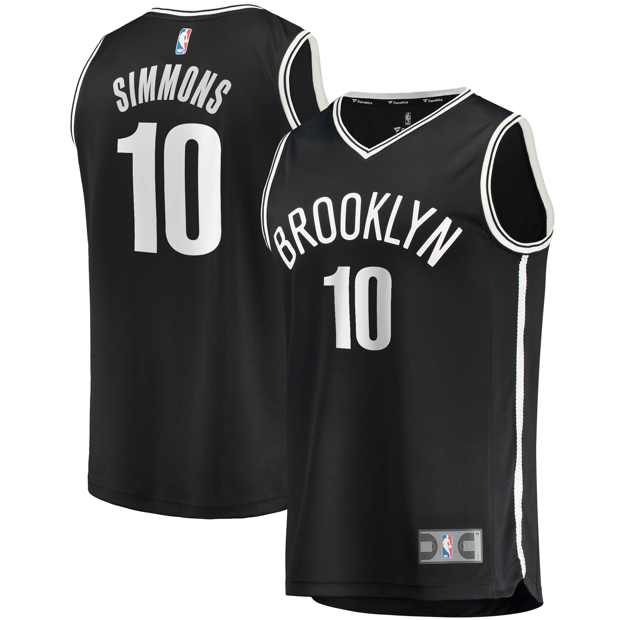 Ben Simmons Brooklyn Nets  Fast Break Replica Player Jersey Black - Icon Edition