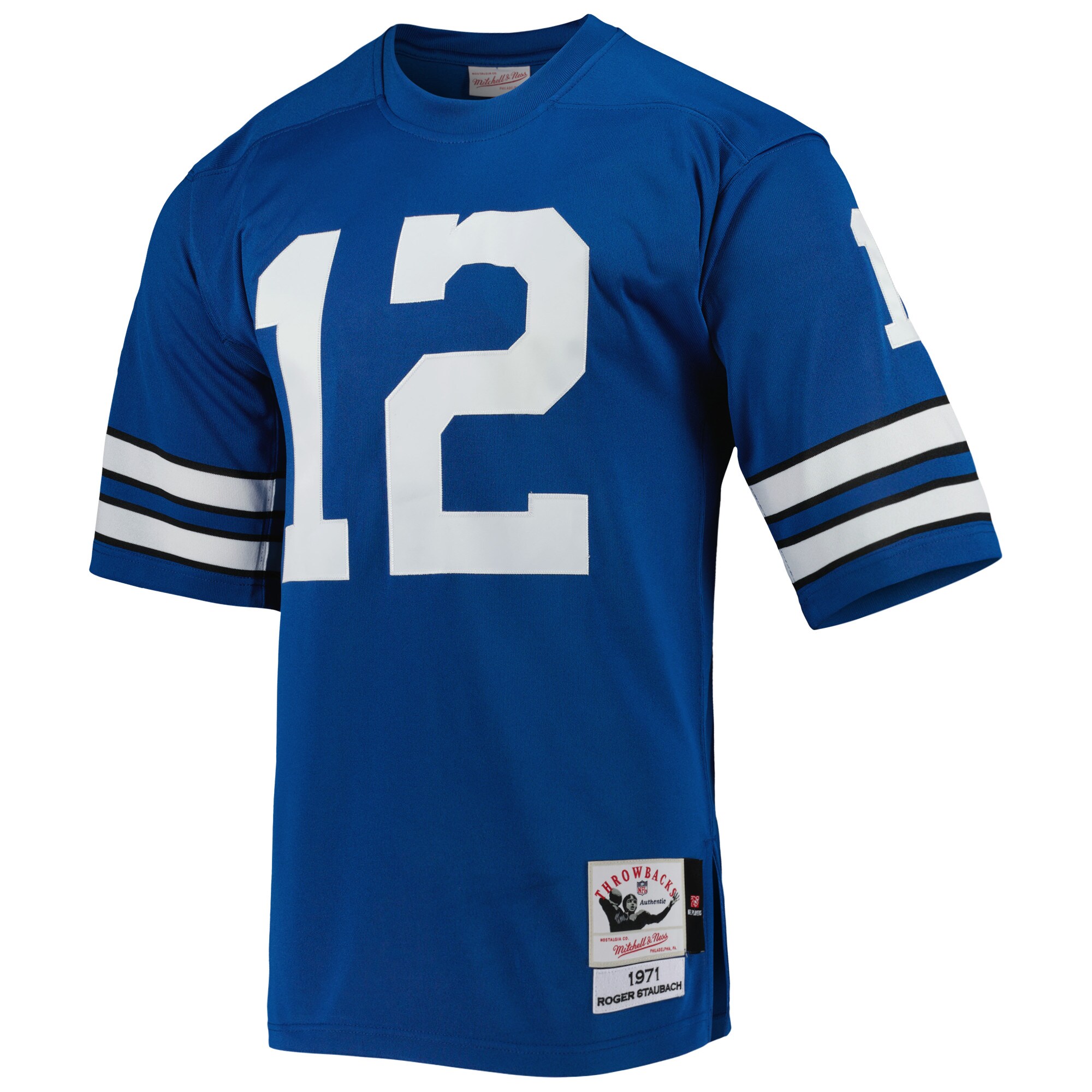 Roger Staubach Dallas Cowboys  1971 Authentic Retired Player Jersey - Royal