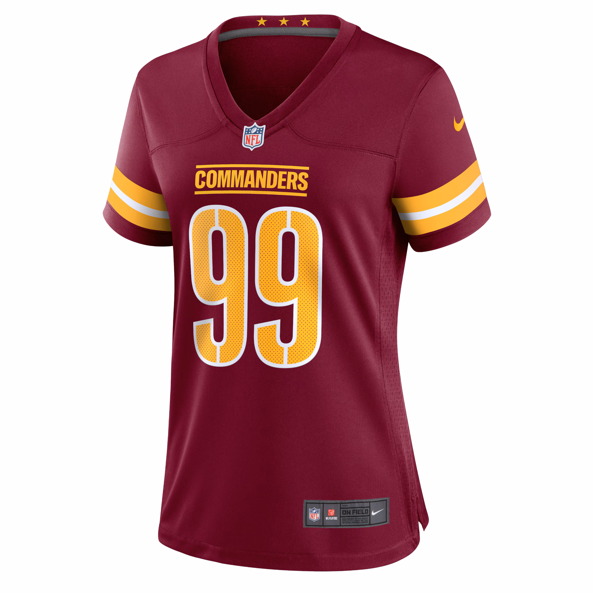 Chase Young Washington Commanders Women's Player Jersey - Burgundy