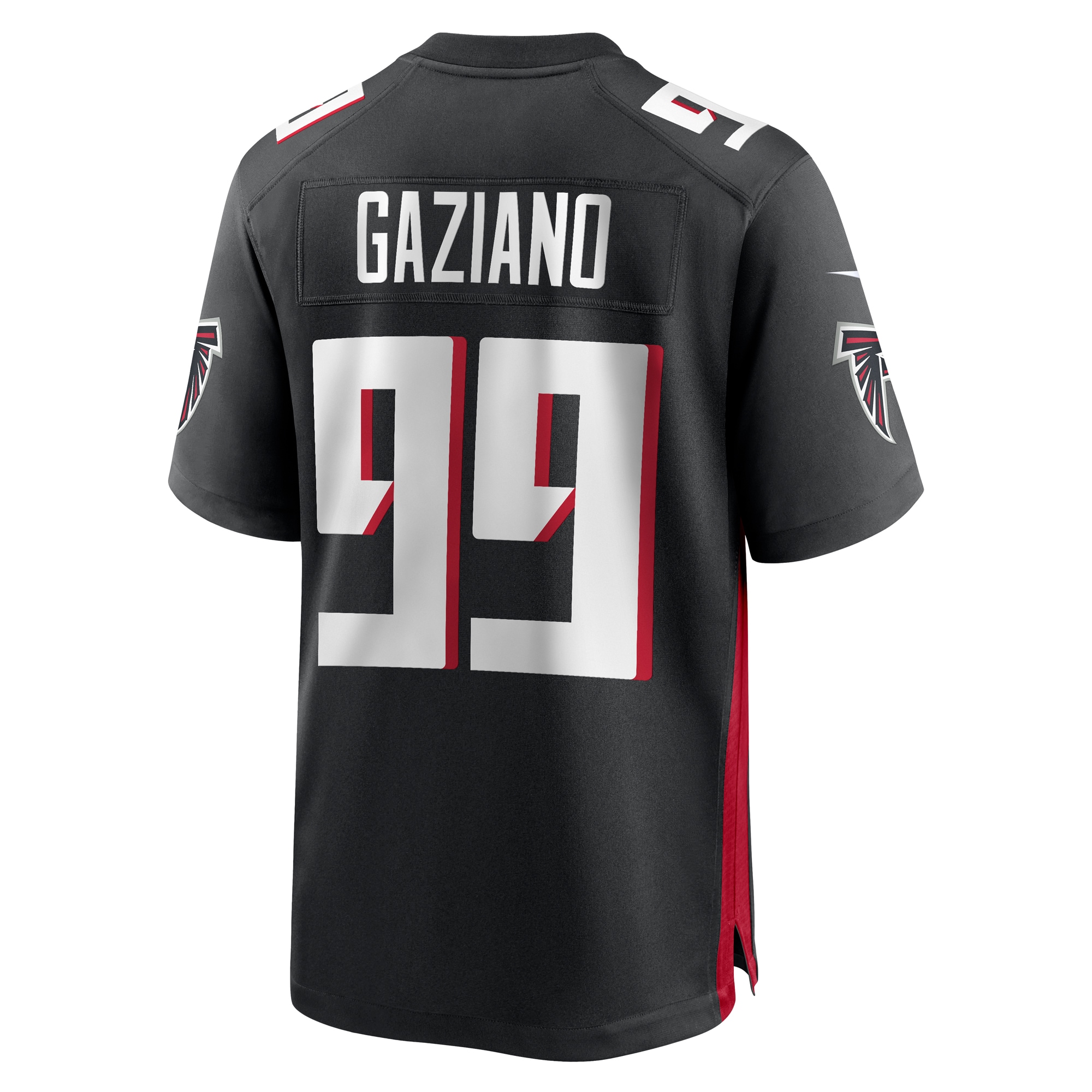 Joe Gaziano Atlanta Falcons Team Game Jersey -  Black