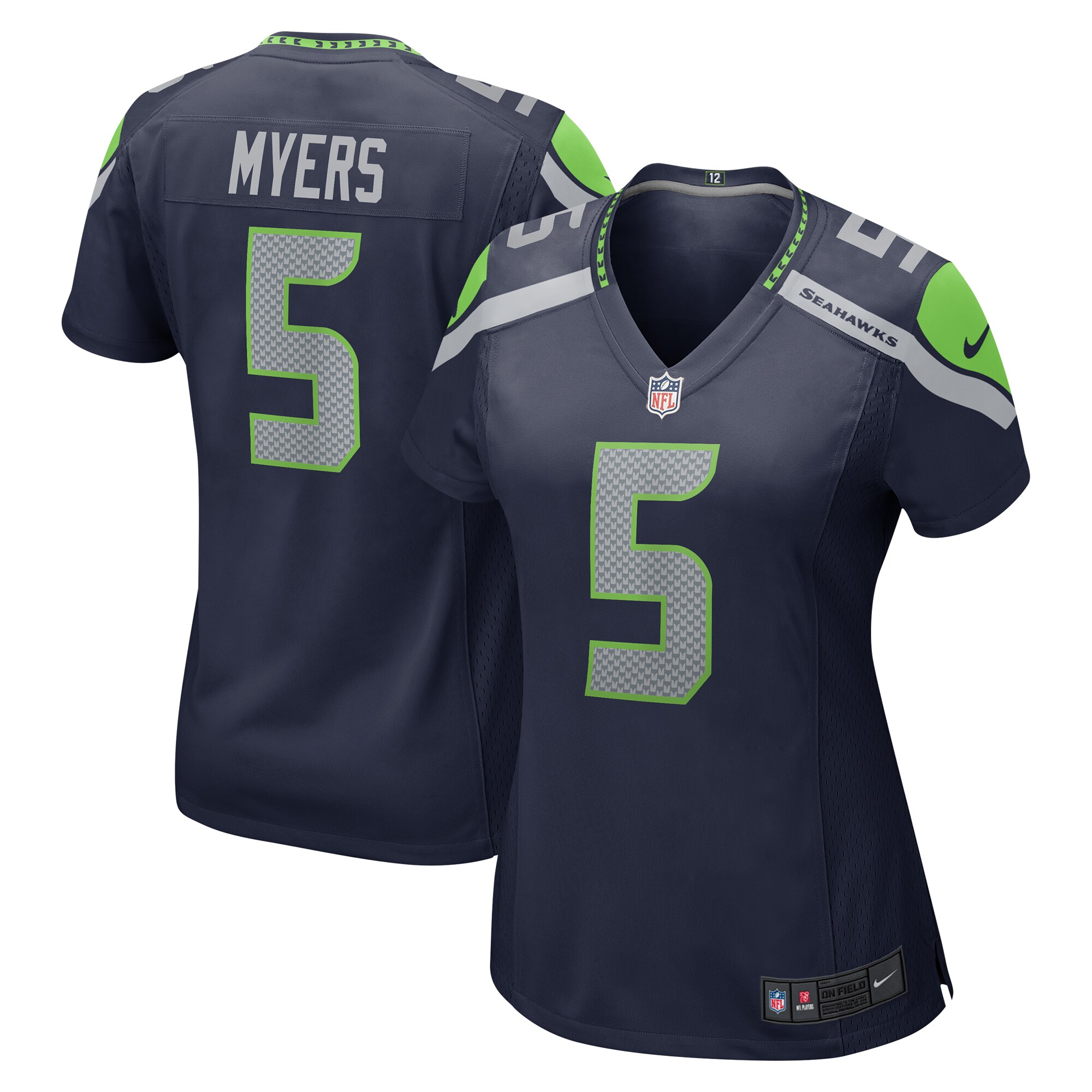 Jason Myers Seattle Seahawks  Women's Game Jersey - College Navy