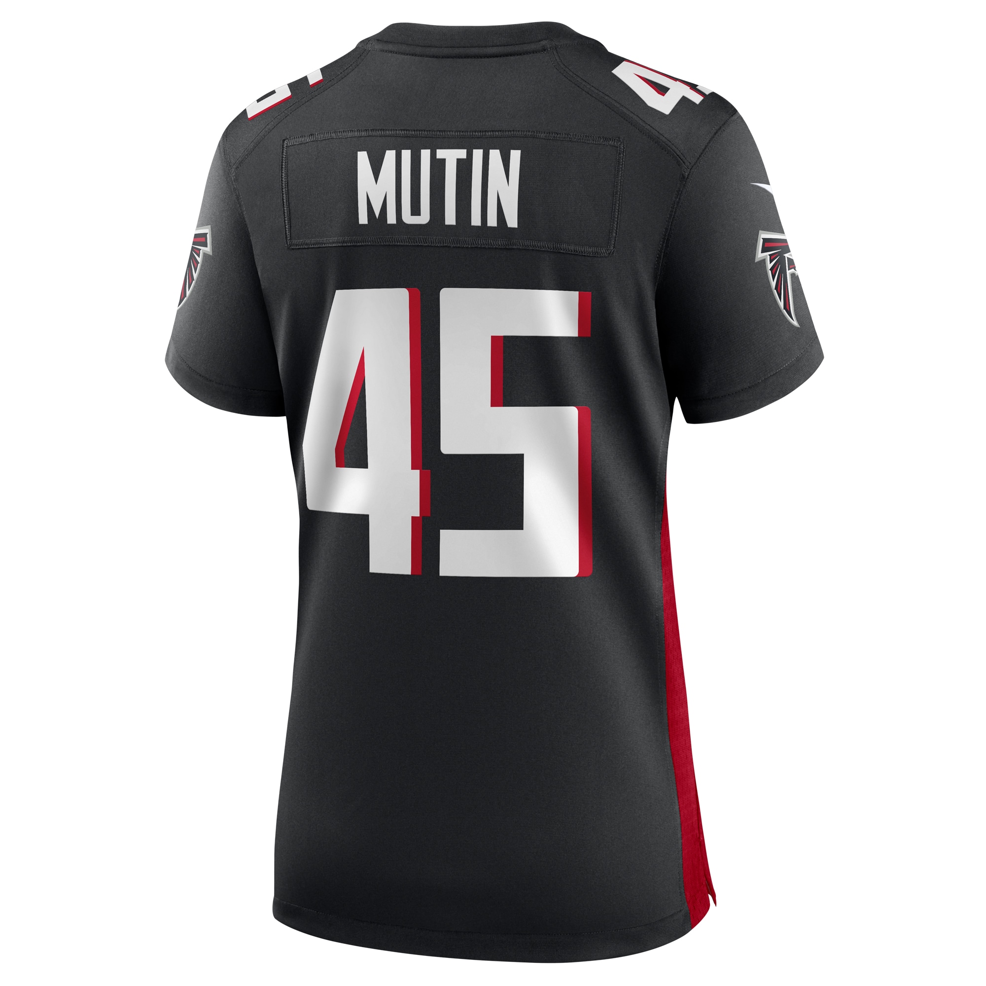 Donavan Mutin Atlanta Falcons Women's  Game Jersey -  Black