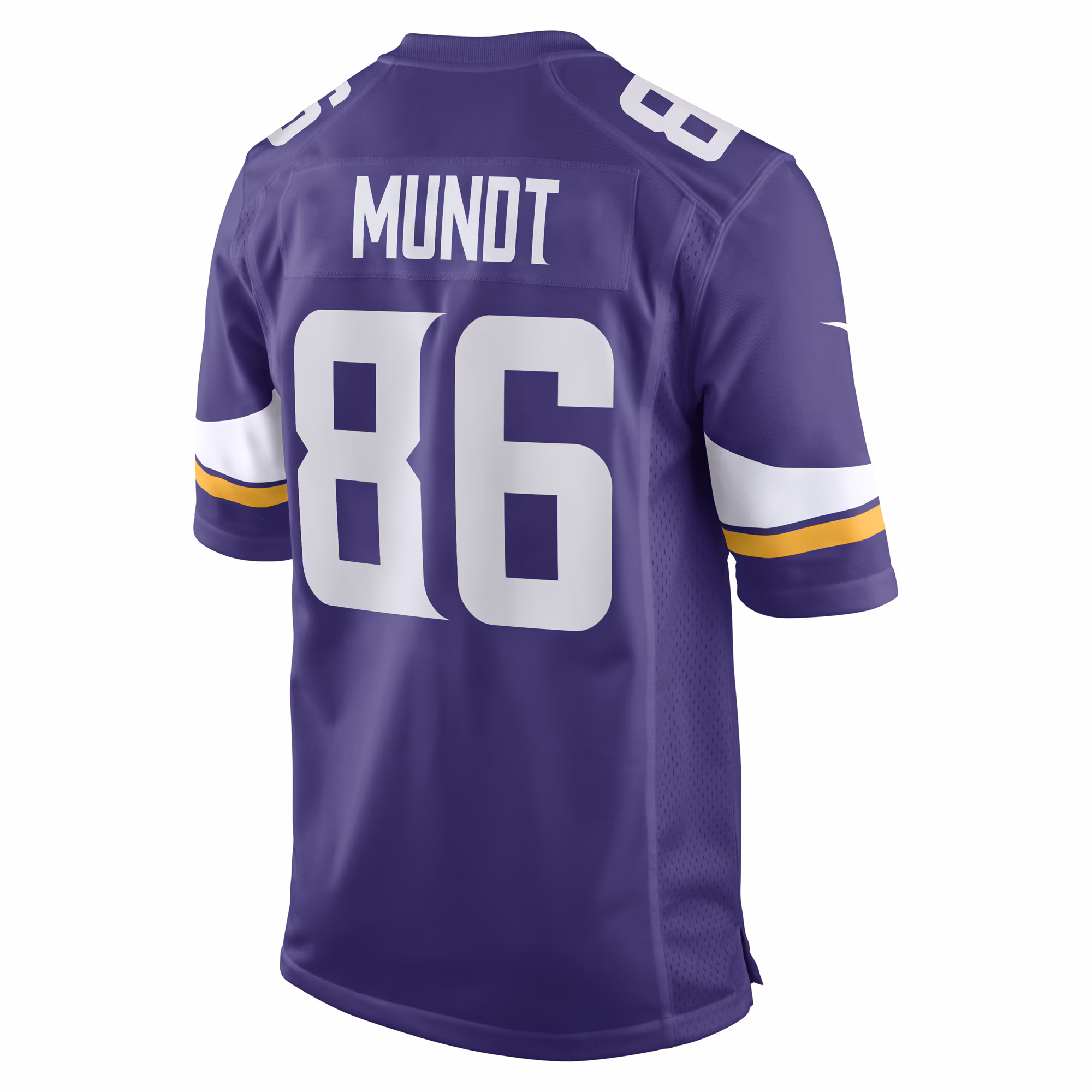 Johnny Mundt Minnesota Vikings Game Player Jersey - Purple