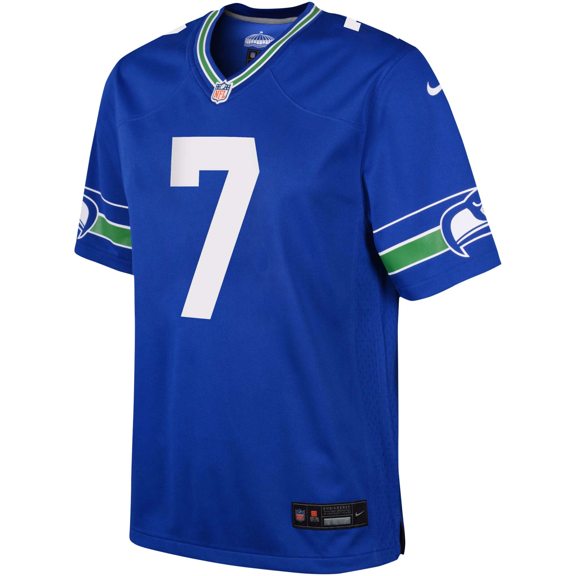Geno Smith Seattle Seahawks Youth Game Jersey - Navy