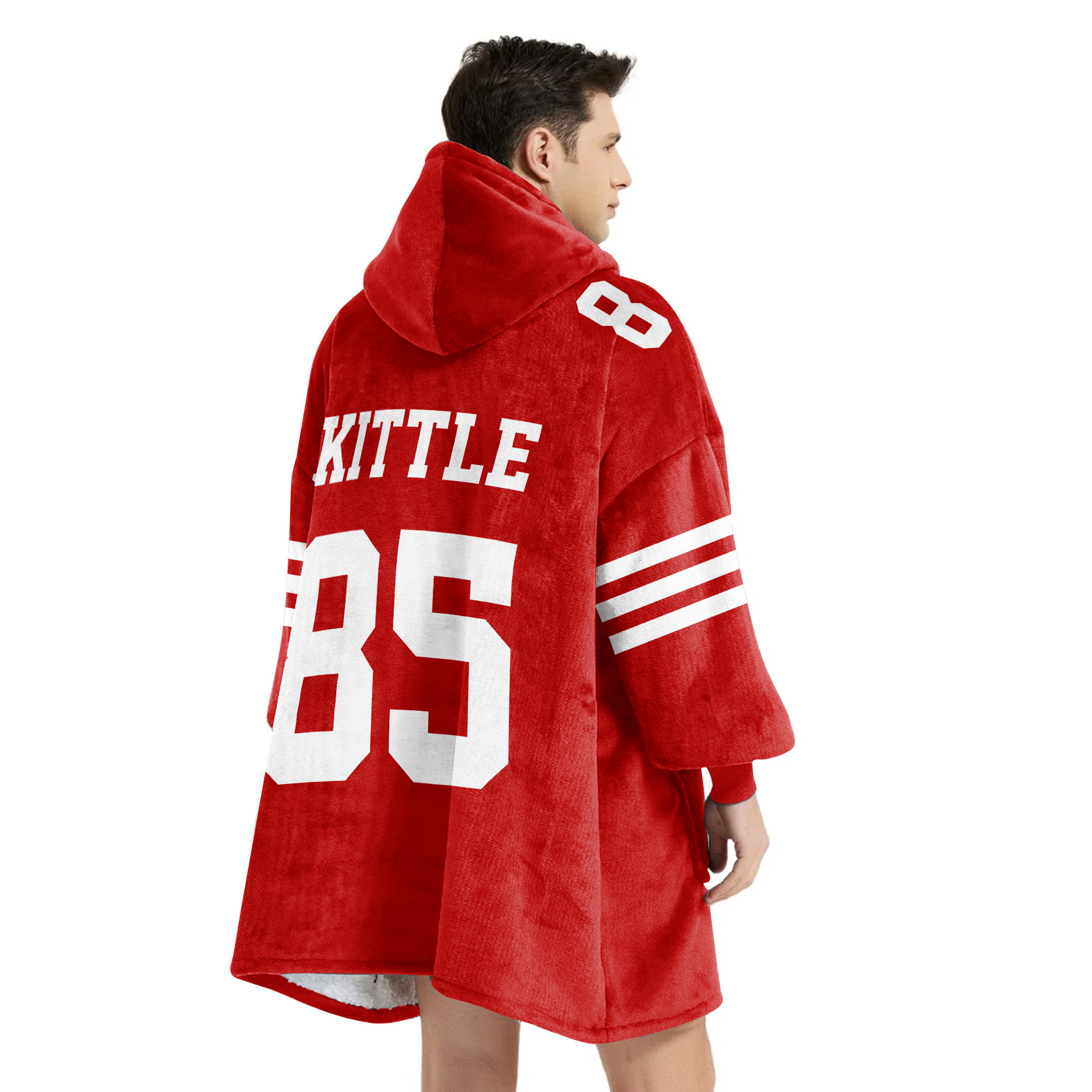 Adult San Francisco 49ers Football Unisex Blanket Hoodie