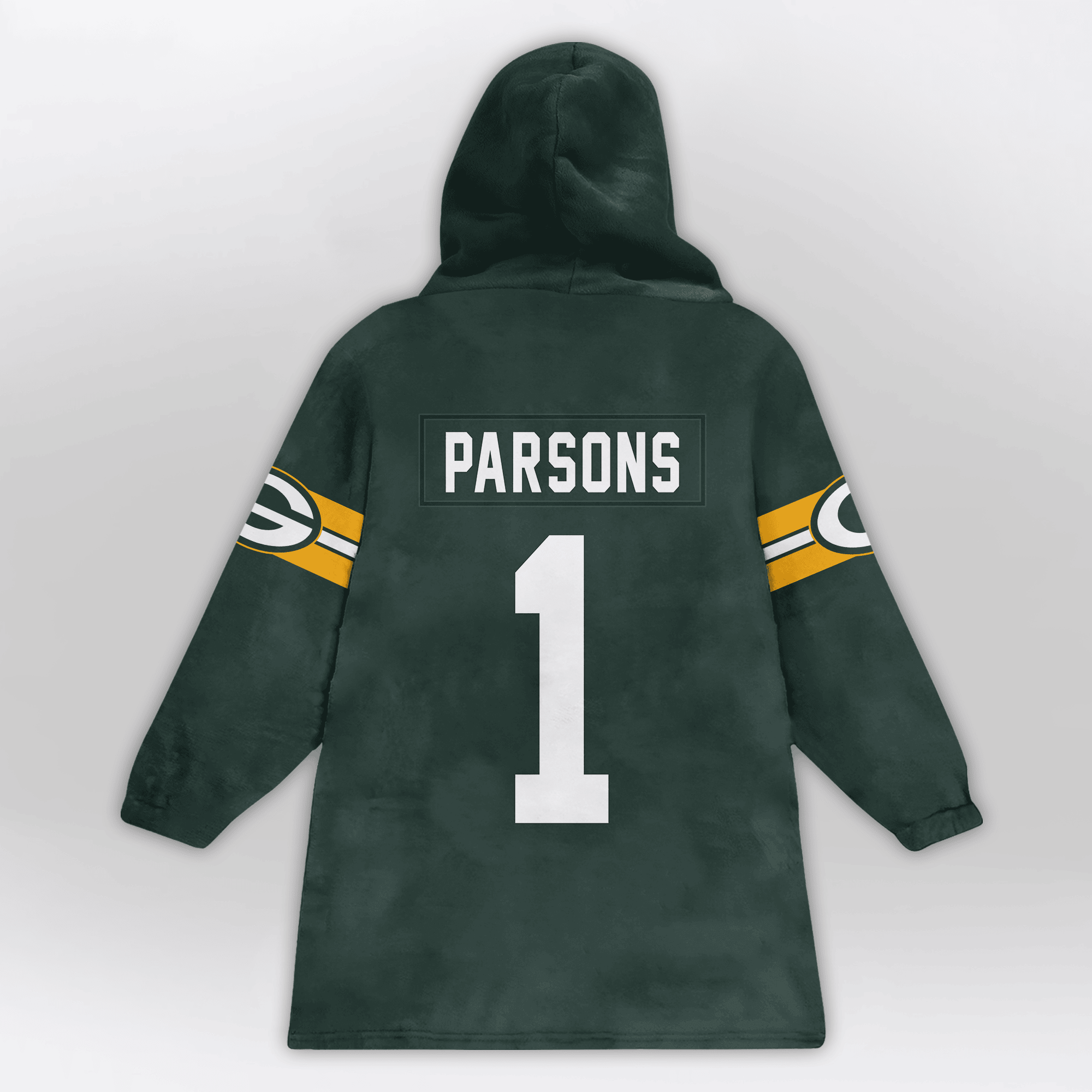 Adult M.P 1 Green Bay Football Unisex Blanket Hoodie