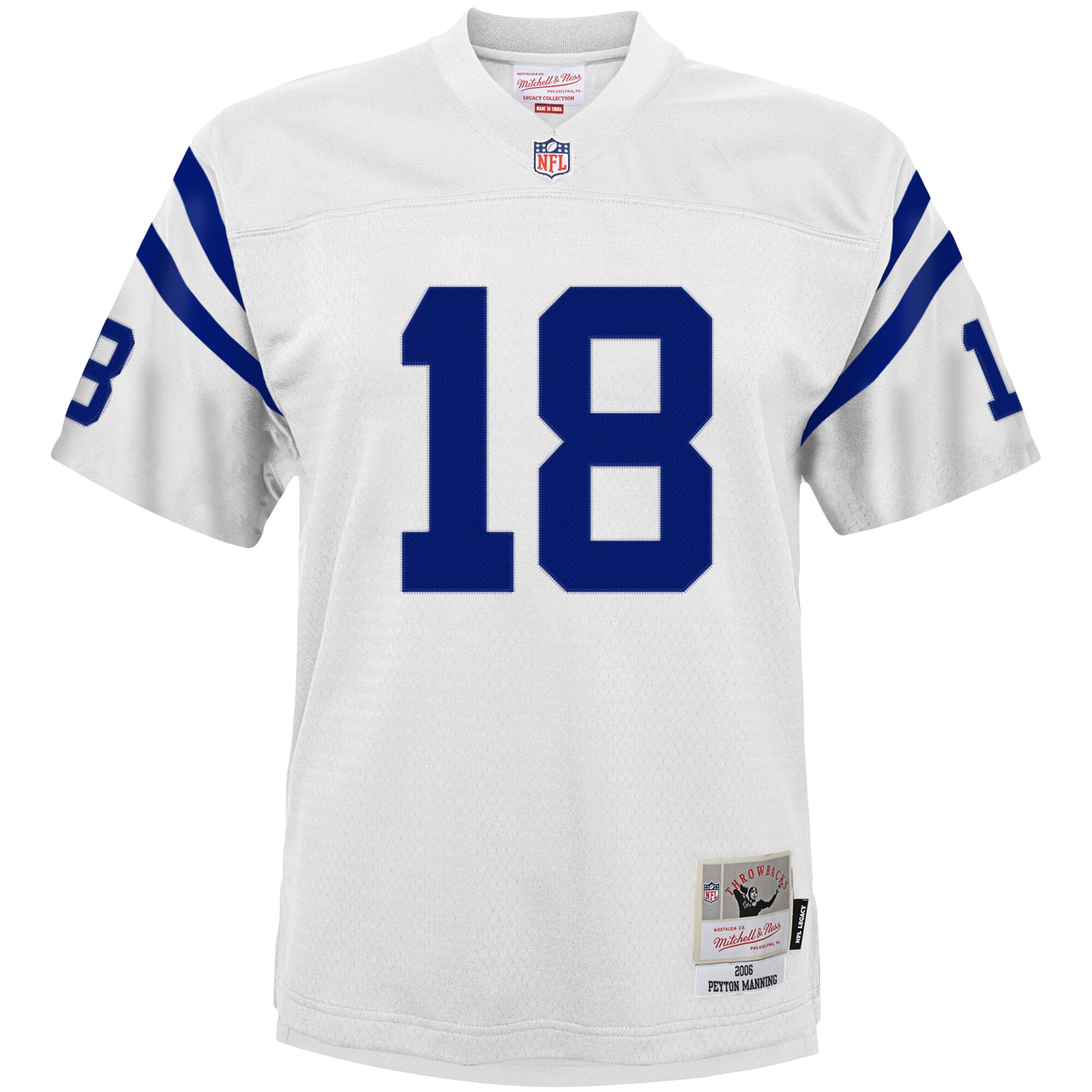 Peyton Manning Indianapolis Colts Youth 1998 Legacy Retired Player Jersey - Royal