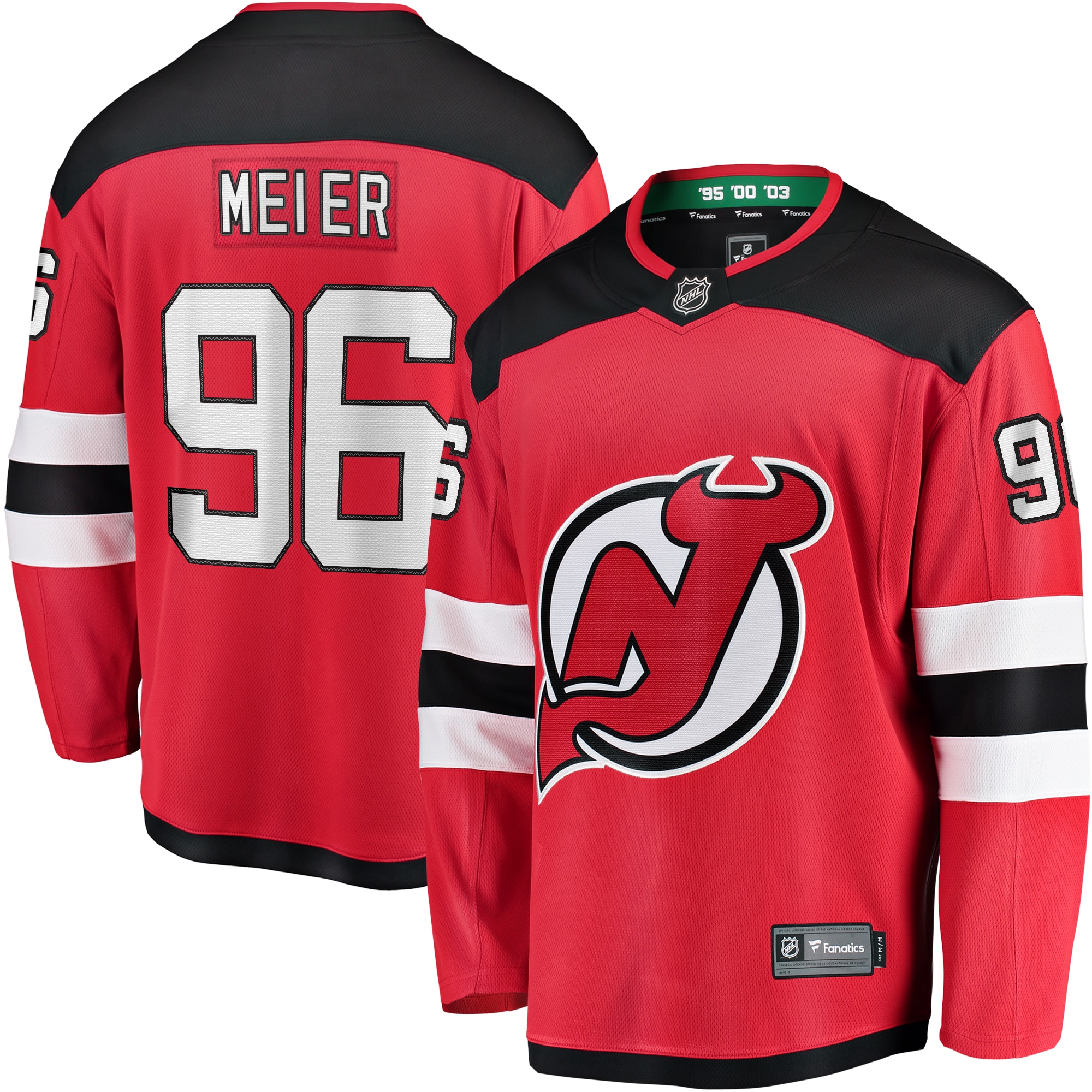 Timo Meier New Jersey Devils Home Breakaway Jersey - Red