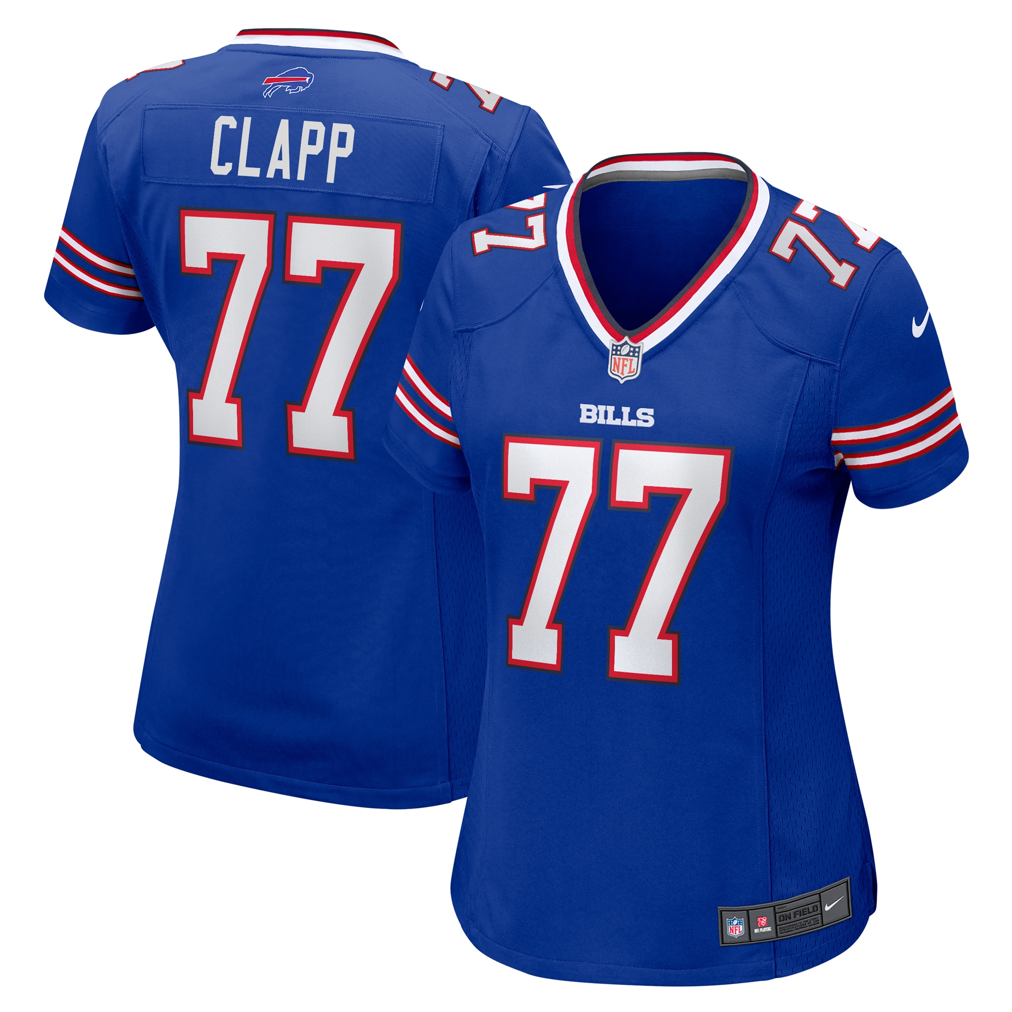 Will Clapp Buffalo Bills Women's Team Game Jersey -  Royal