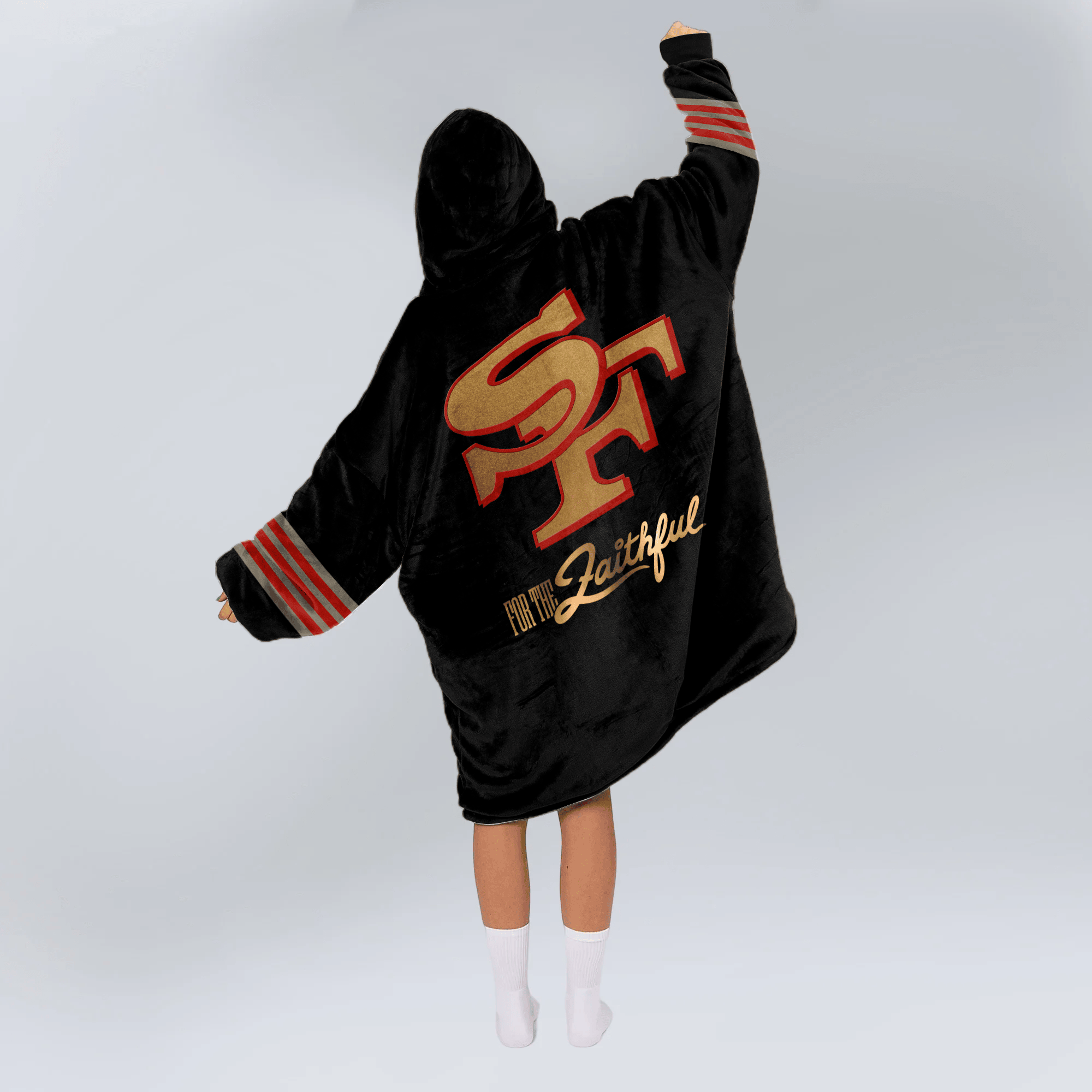 San Francisco 49ers Football Unisex Blanket Hoodie