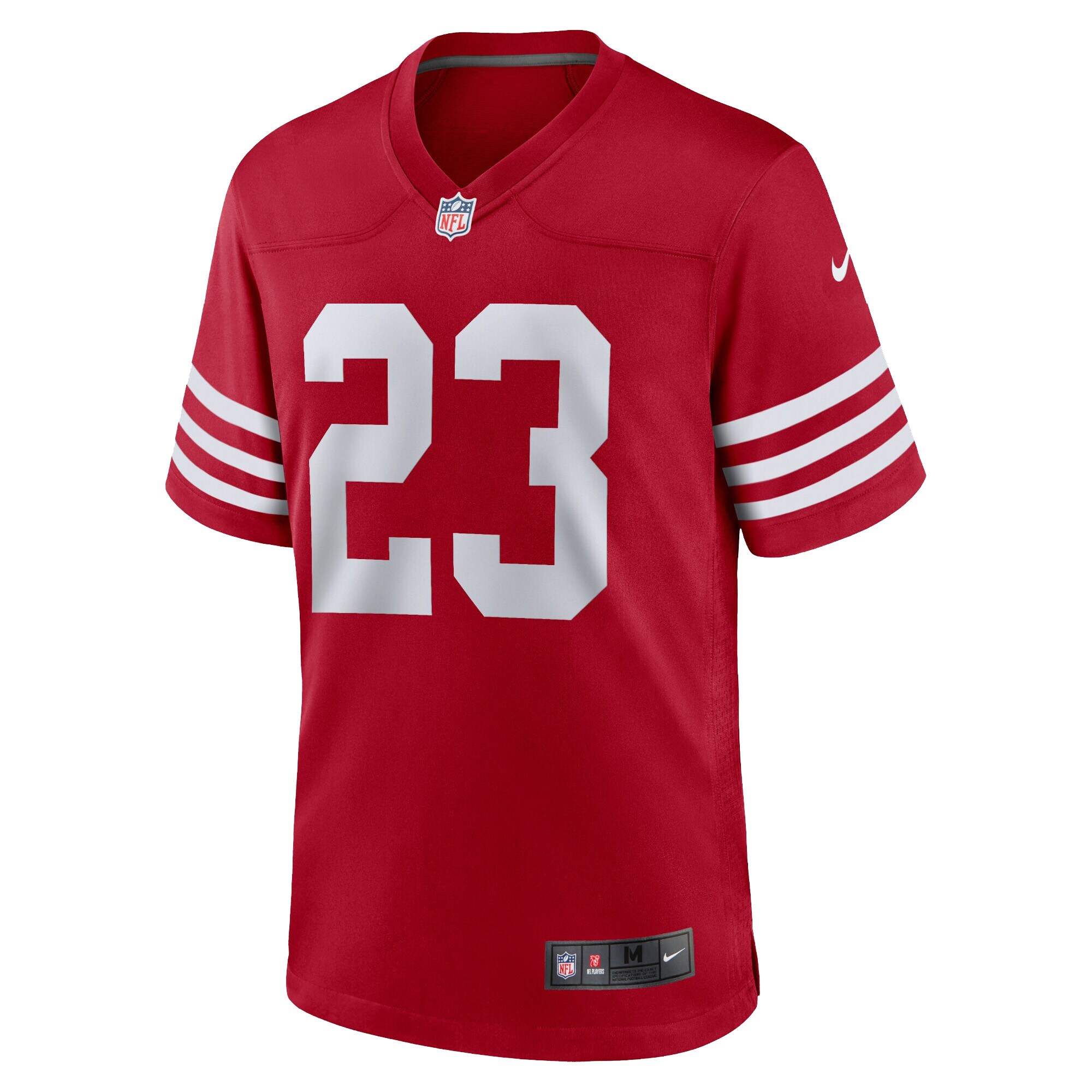 Christian McCaffrey San Francisco 49ers  Youth Game Jersey - Scarlet