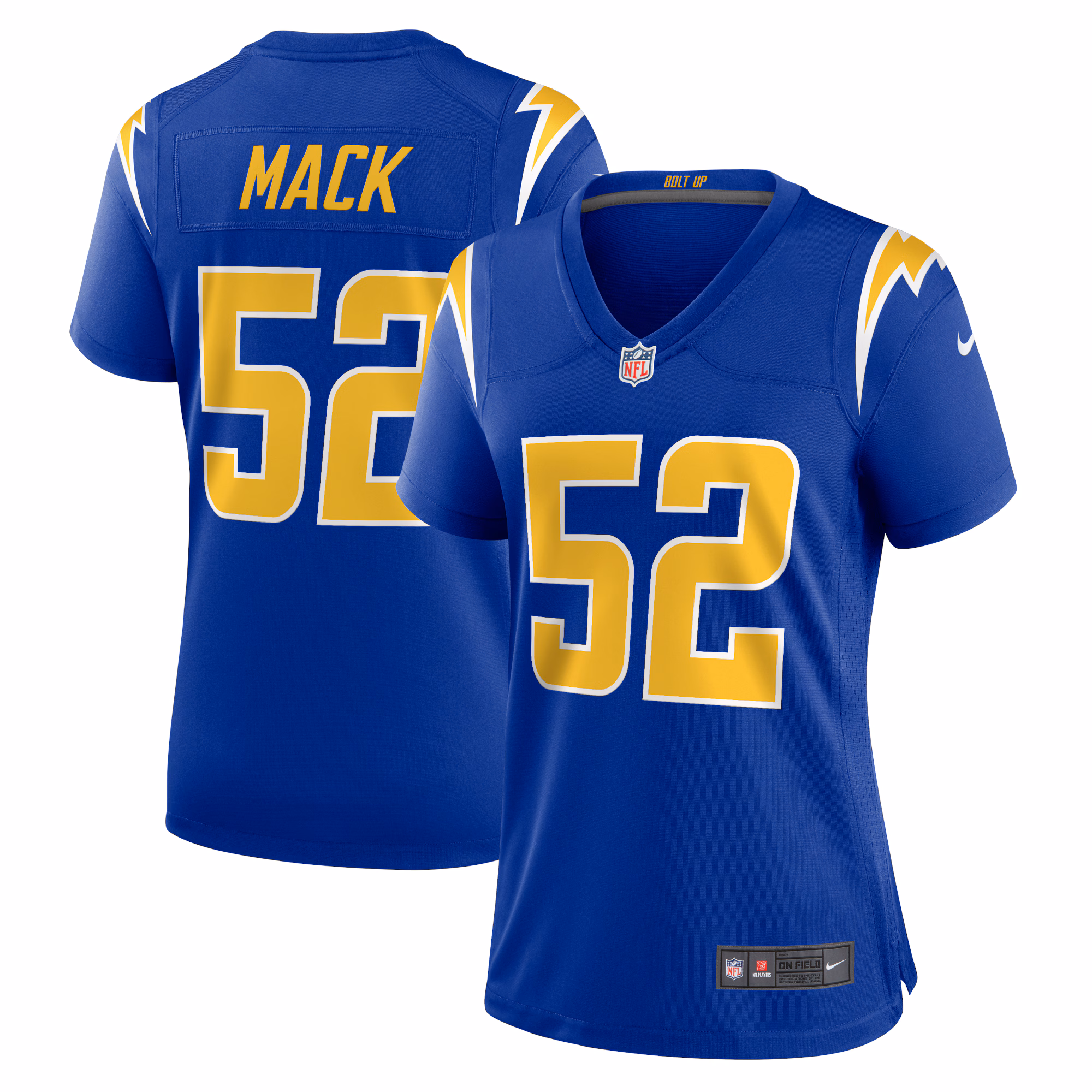 Khalil Mack Los Angeles Chargers Women's Alternate Game Jersey - Navy