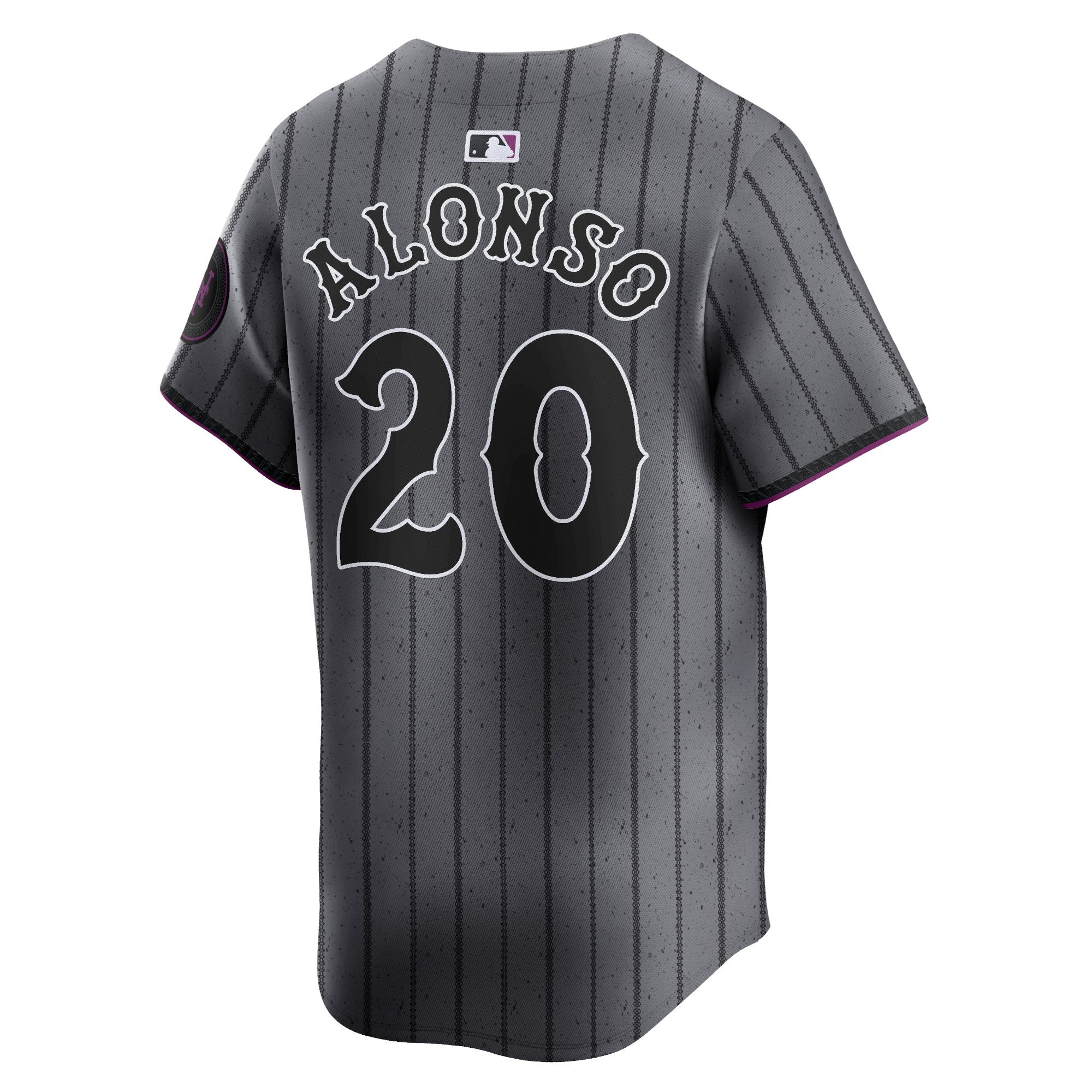 Men's New York Mets Pete Alonso  Graphite 2024 City Connect Limited Player Jersey