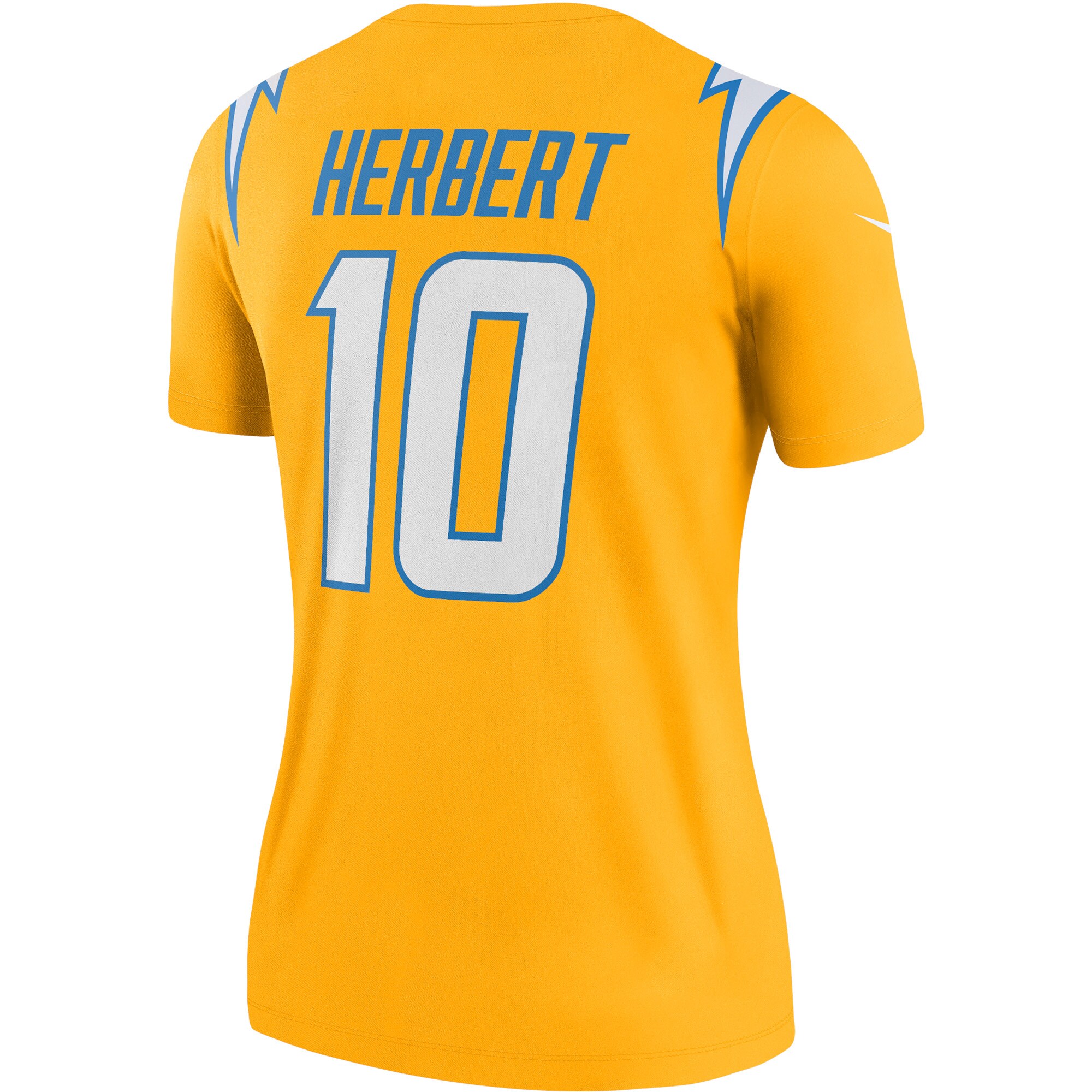 Justin Herbert Los Angeles Chargers Women's Inverted Legend Jersey - Gold