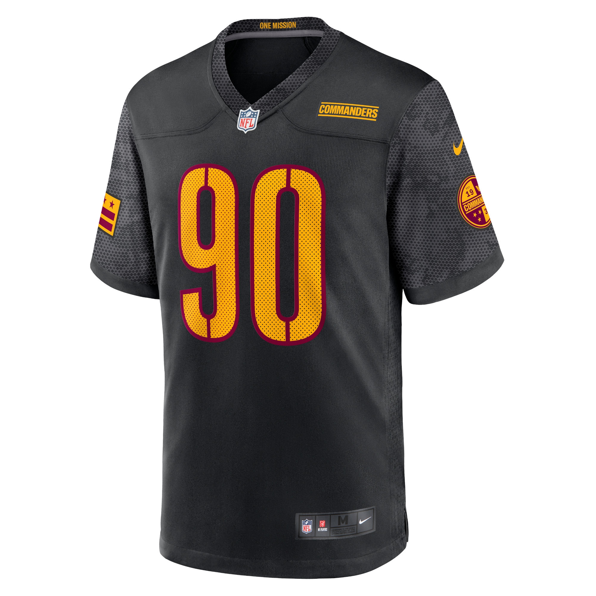 Montez Sweat Washington Commanders Youth Game Jersey - Black