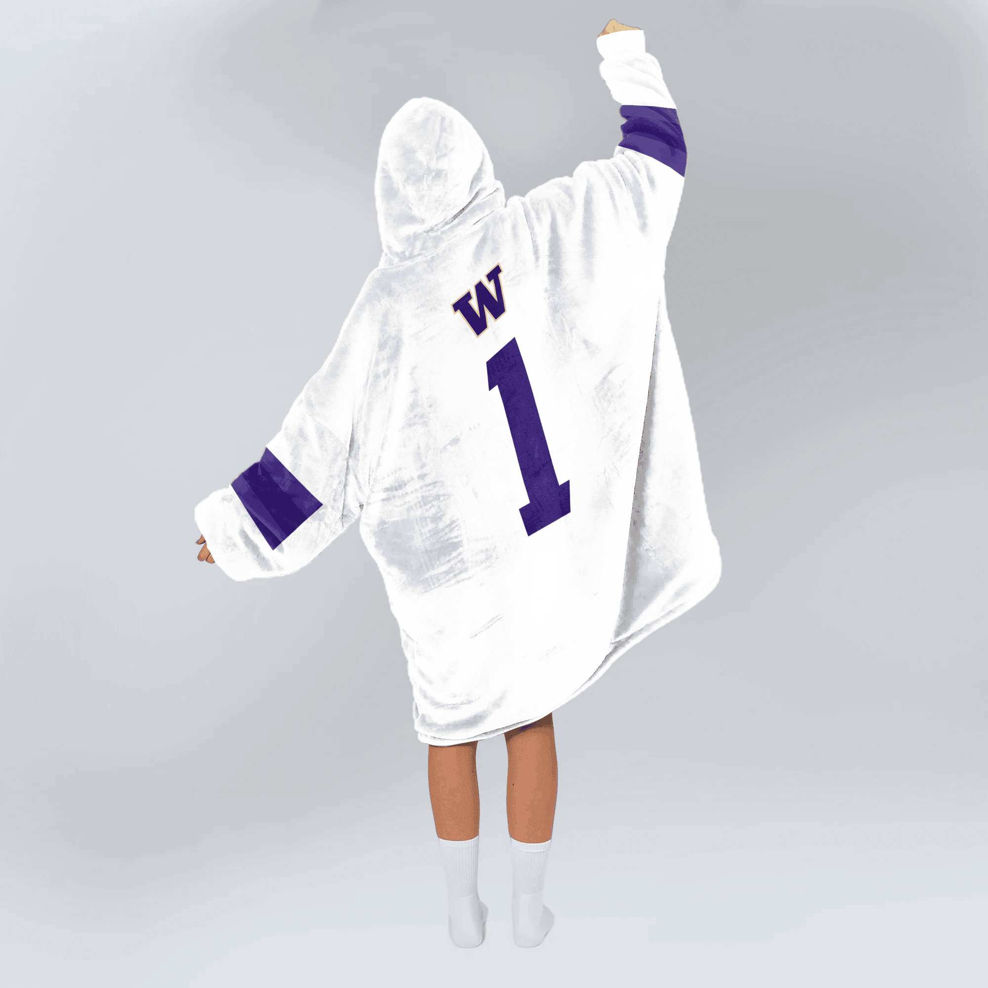 Adult 1 Washington Football Unisex Blanket Hoodie