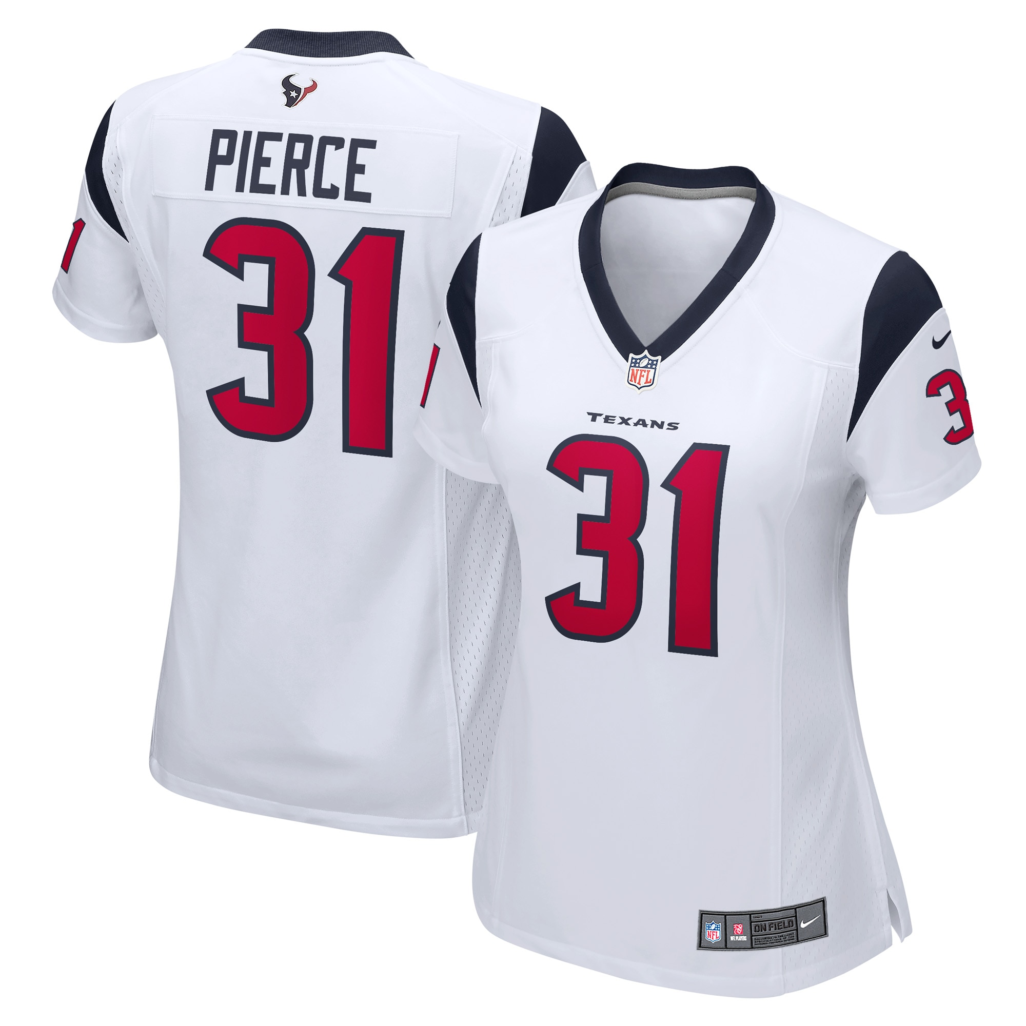 Dameon Pierce Houston Texans Women's Game Player Jersey - White