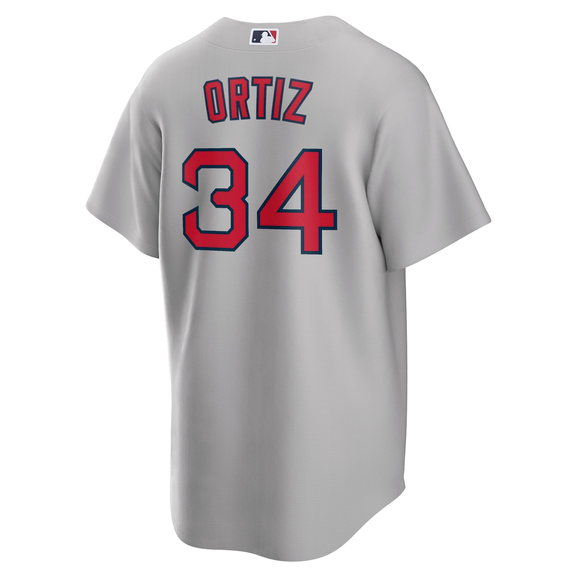 Men's Boston Red Sox David Ortiz  Gray Road Replica Player Jersey