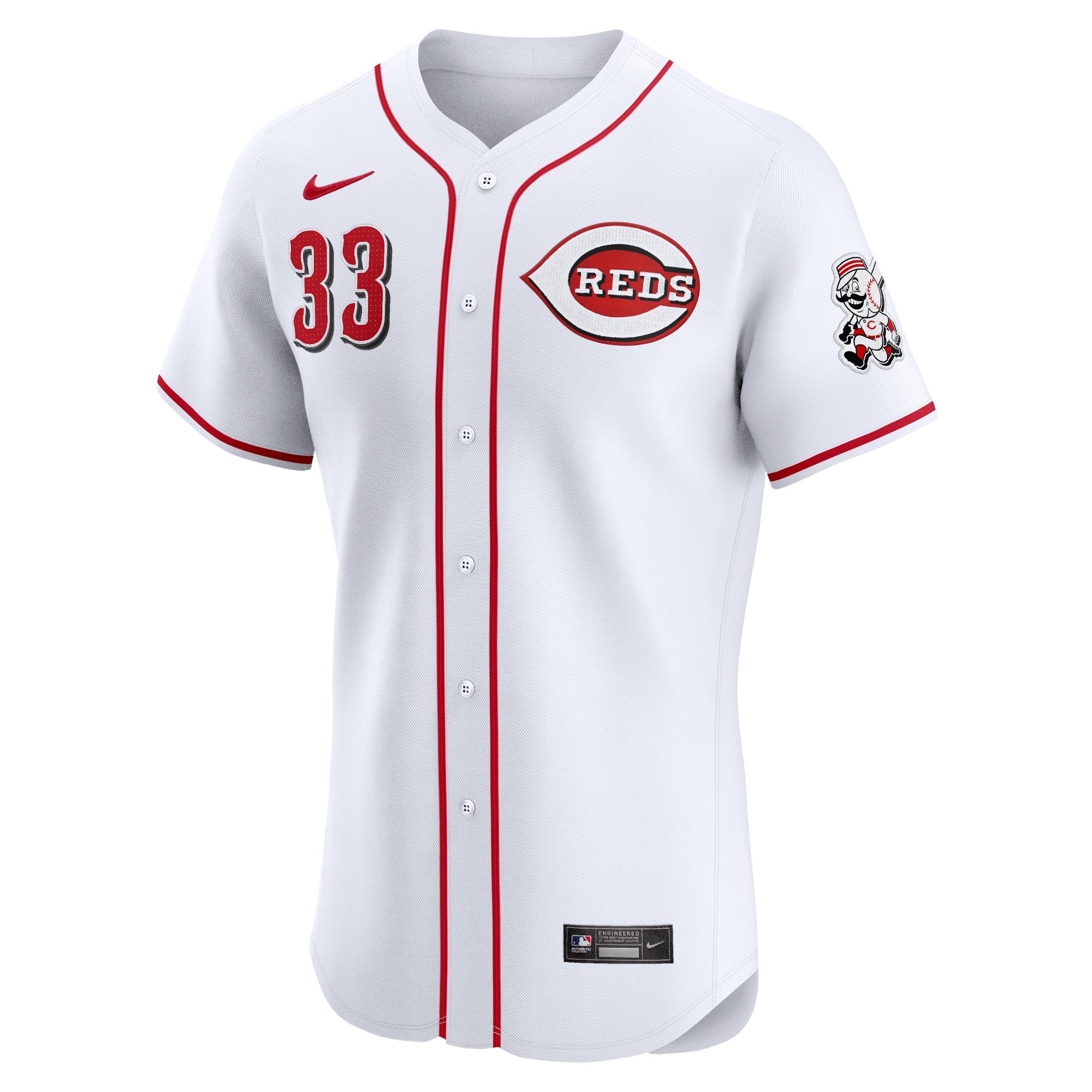 Men's Cincinnati Reds Christian Encarnacion-Strand  White Home Elite Player Jersey