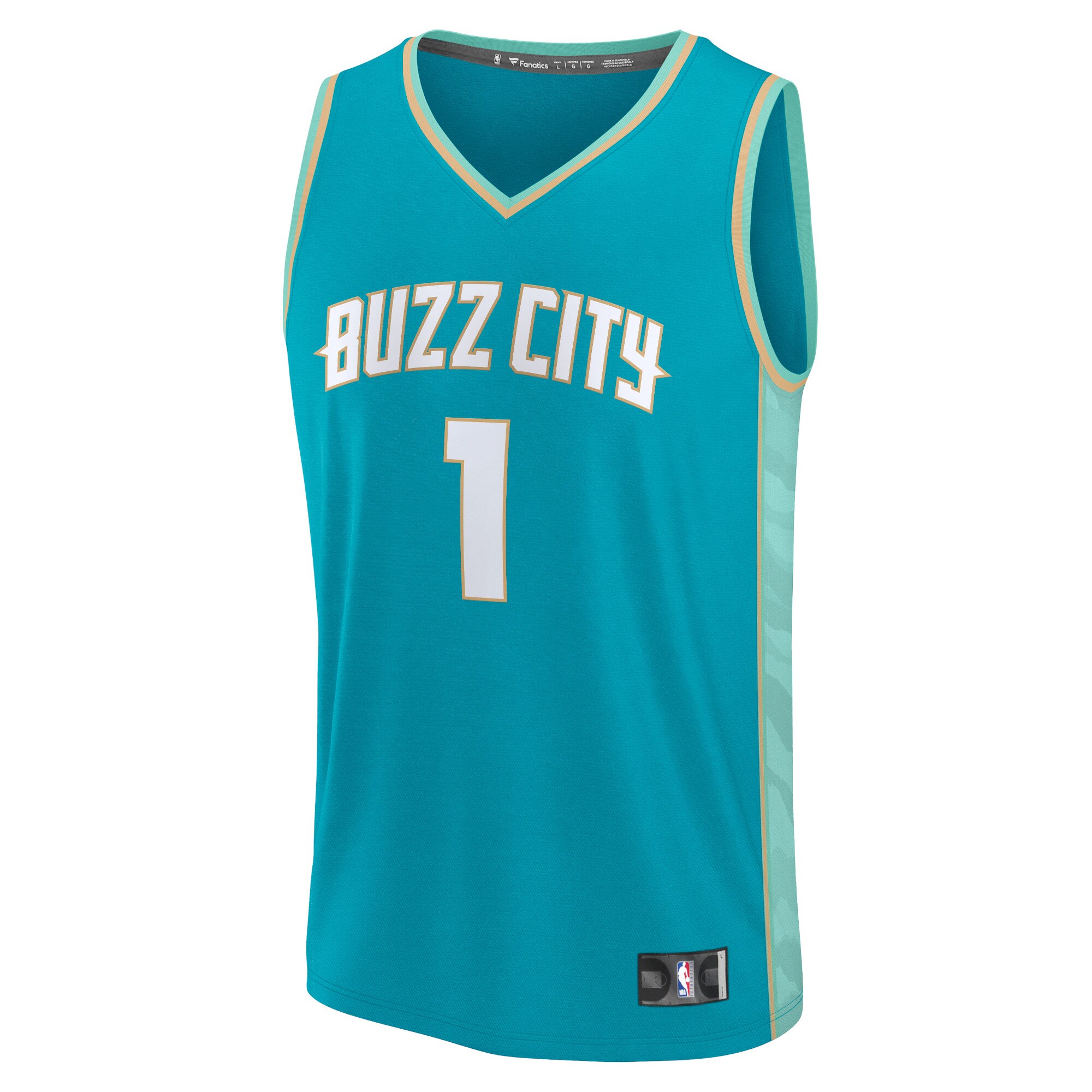 Youth Charlotte Hornets LaMelo Ball  Teal 2023/24 Fast Break Jersey - City Edition