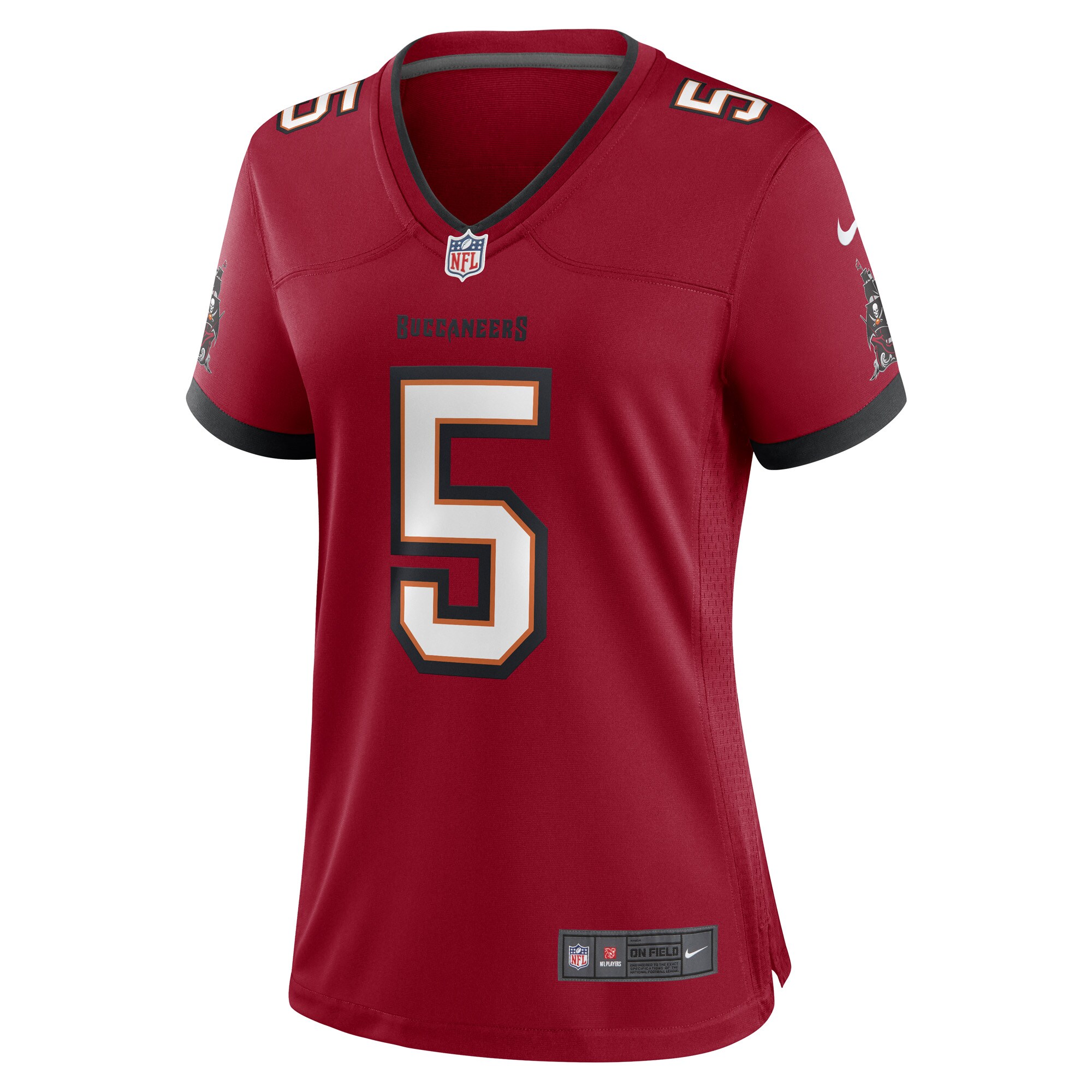 Jake Camarda Tampa Bay Buccaneers  Women's Game Player Jersey - Red
