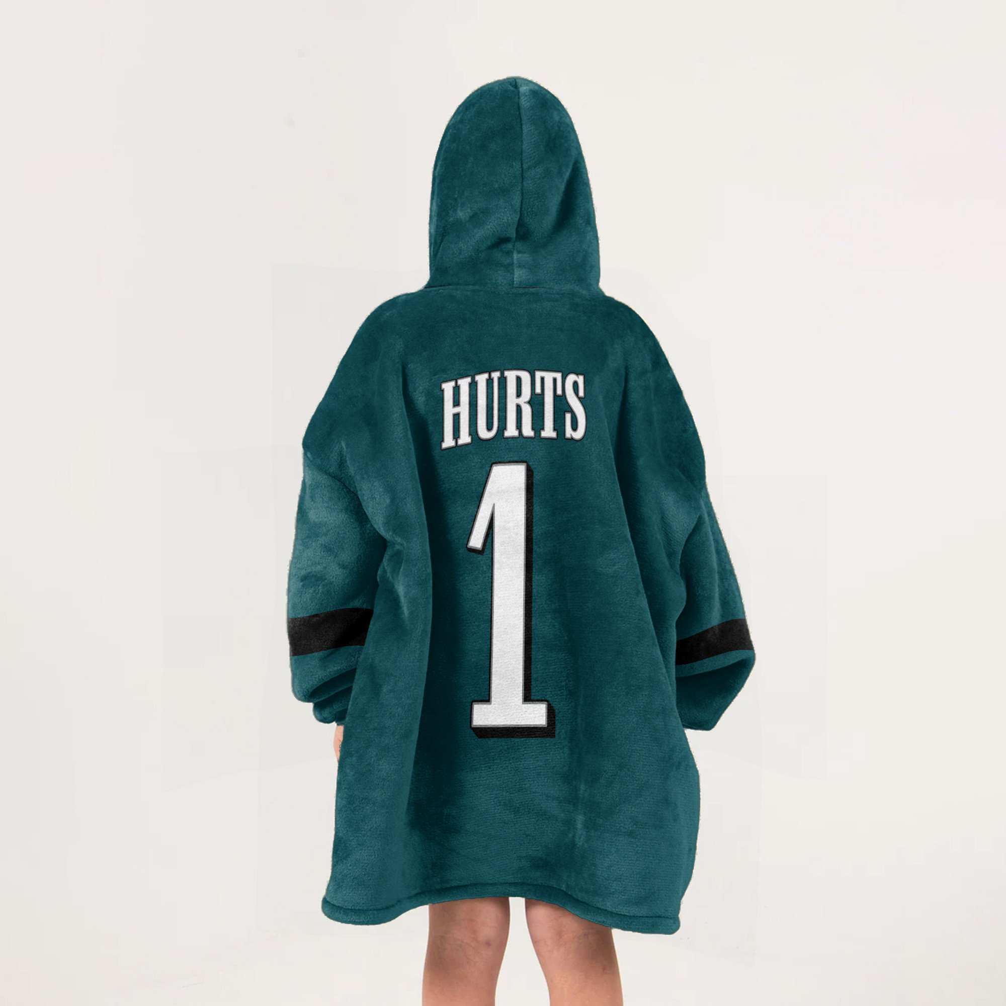 Adult 1 Philadelphia Football Unisex Blanket Hoodie