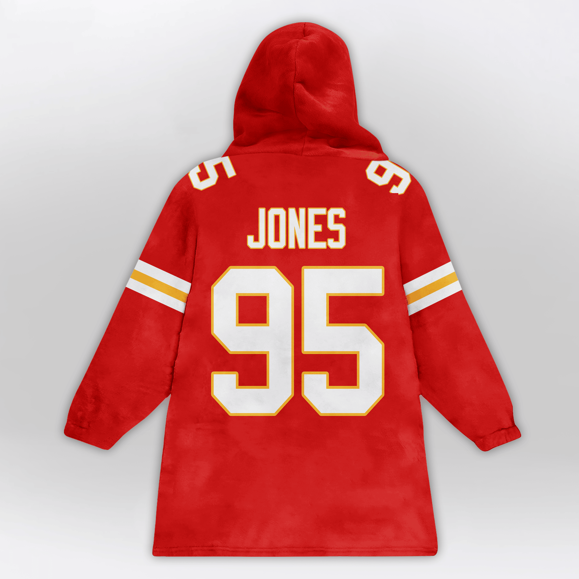 Adult C.J 95 Kansas City Football Unisex Blanket Hoodie