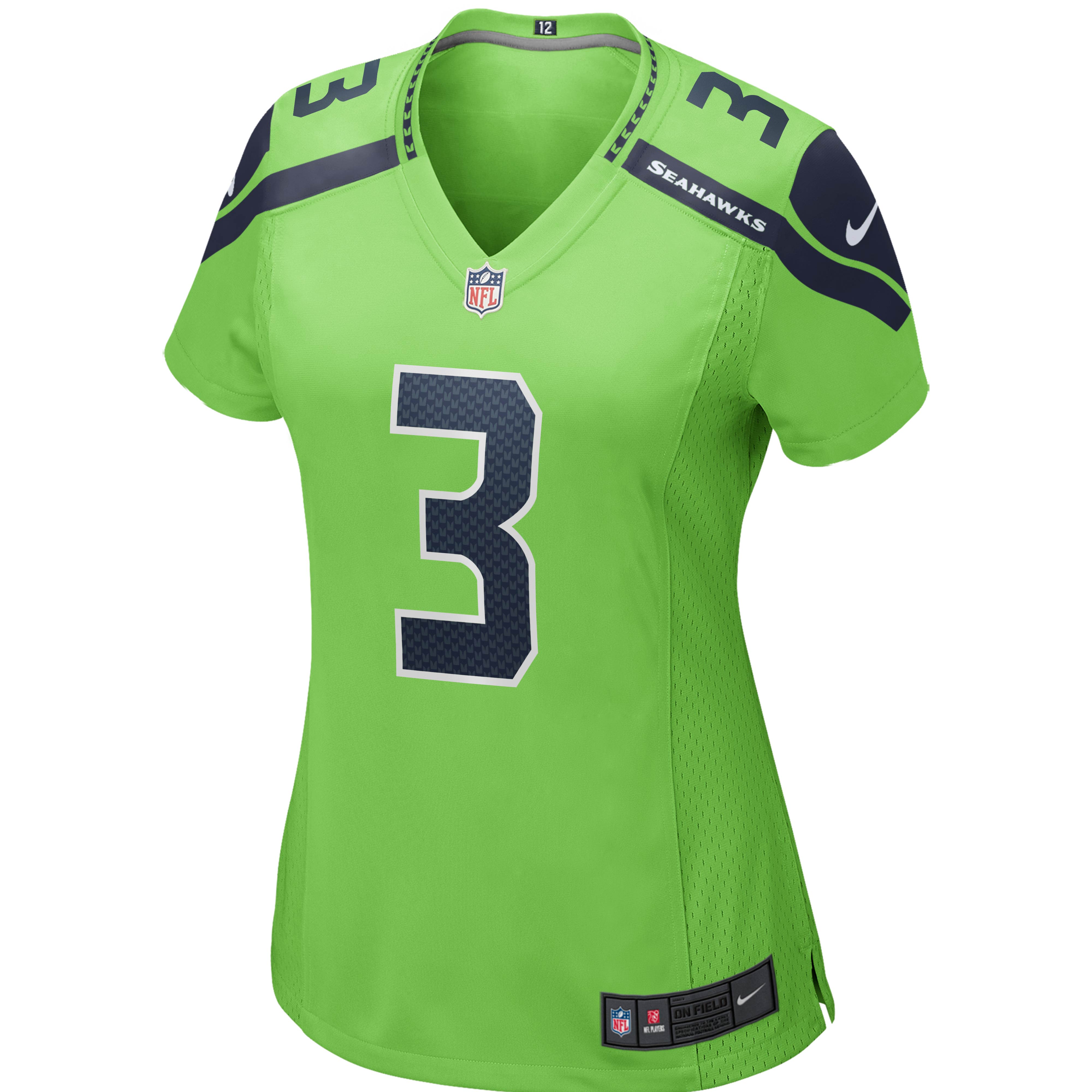 Russell Wilson Seattle Seahawks Women's Game Player Jersey - College Navy