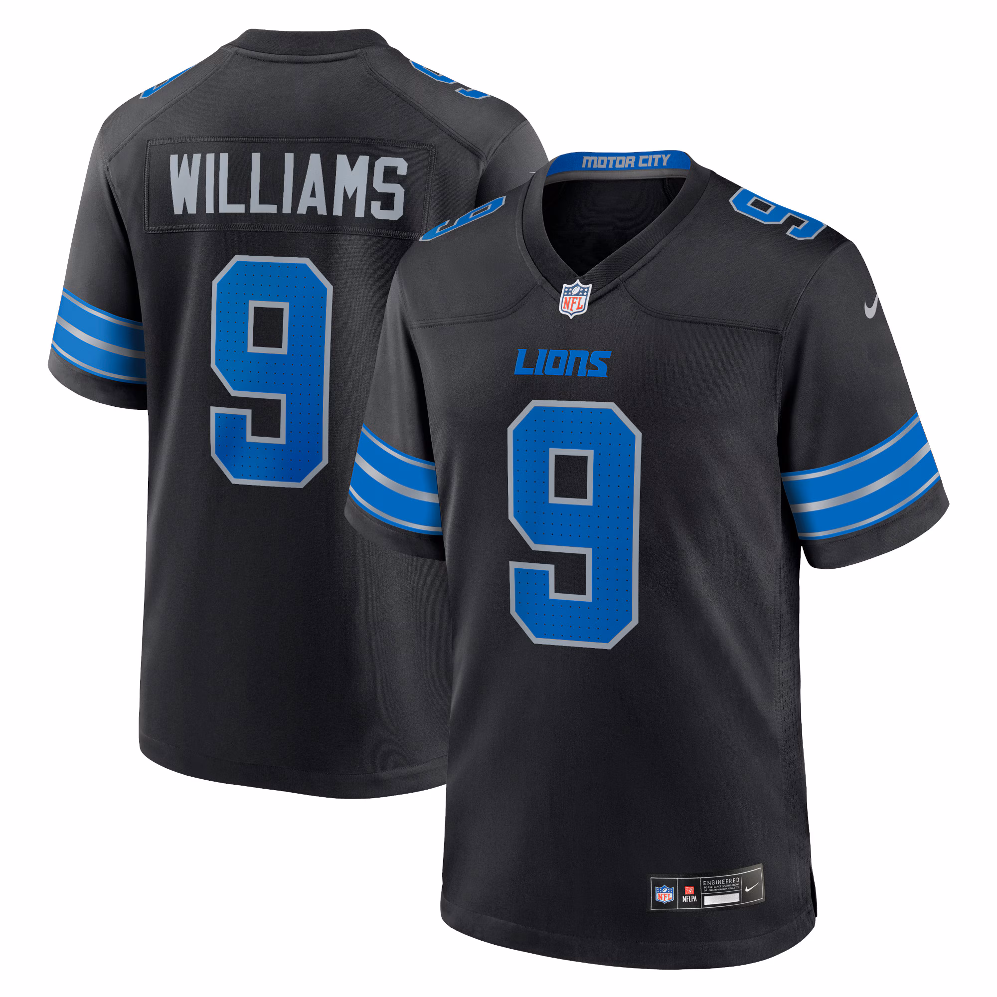 Jameson Williams Detroit Lions Game Jersey - Blue