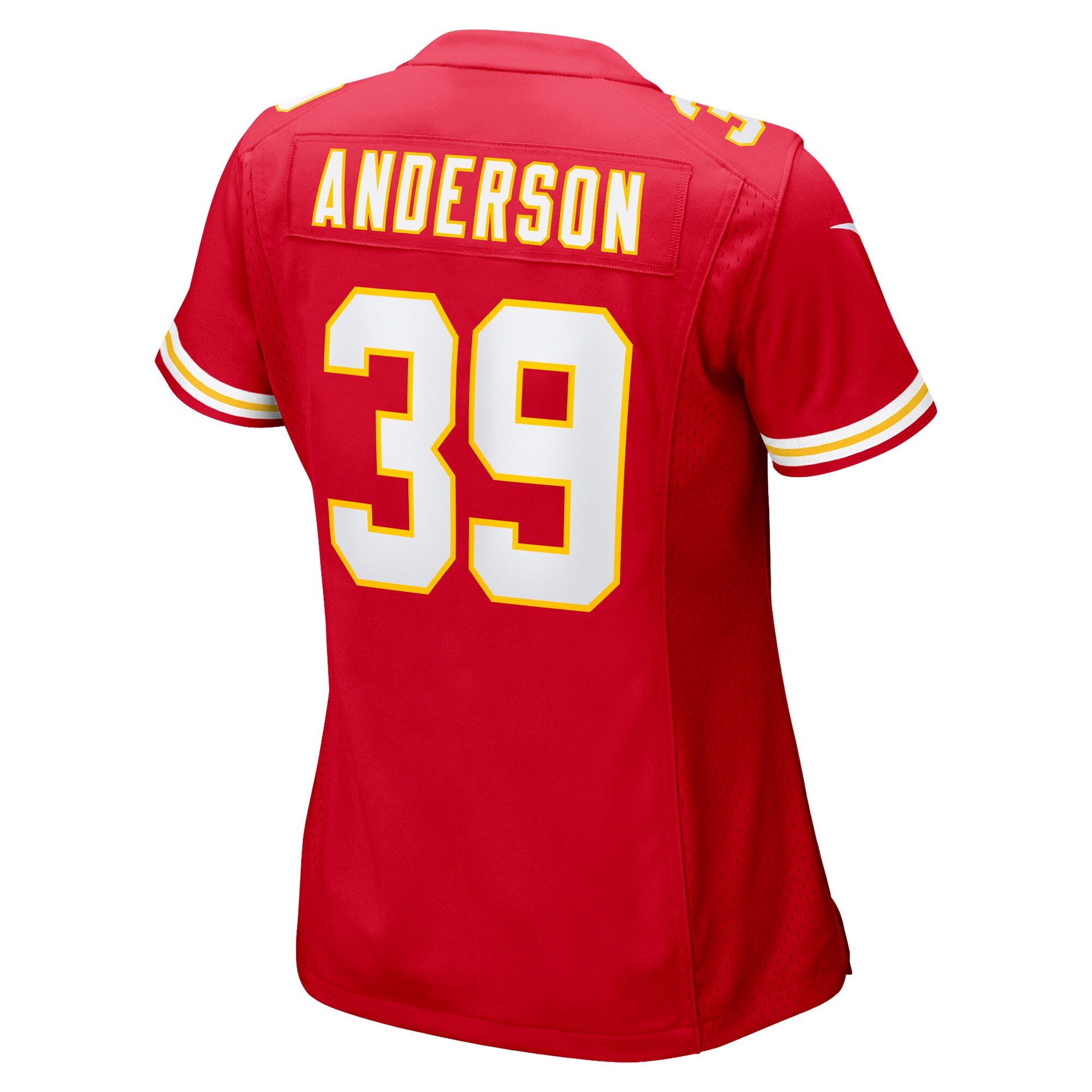 Zayne Anderson Kansas City Chiefs  Women's Player Game Jersey - Red