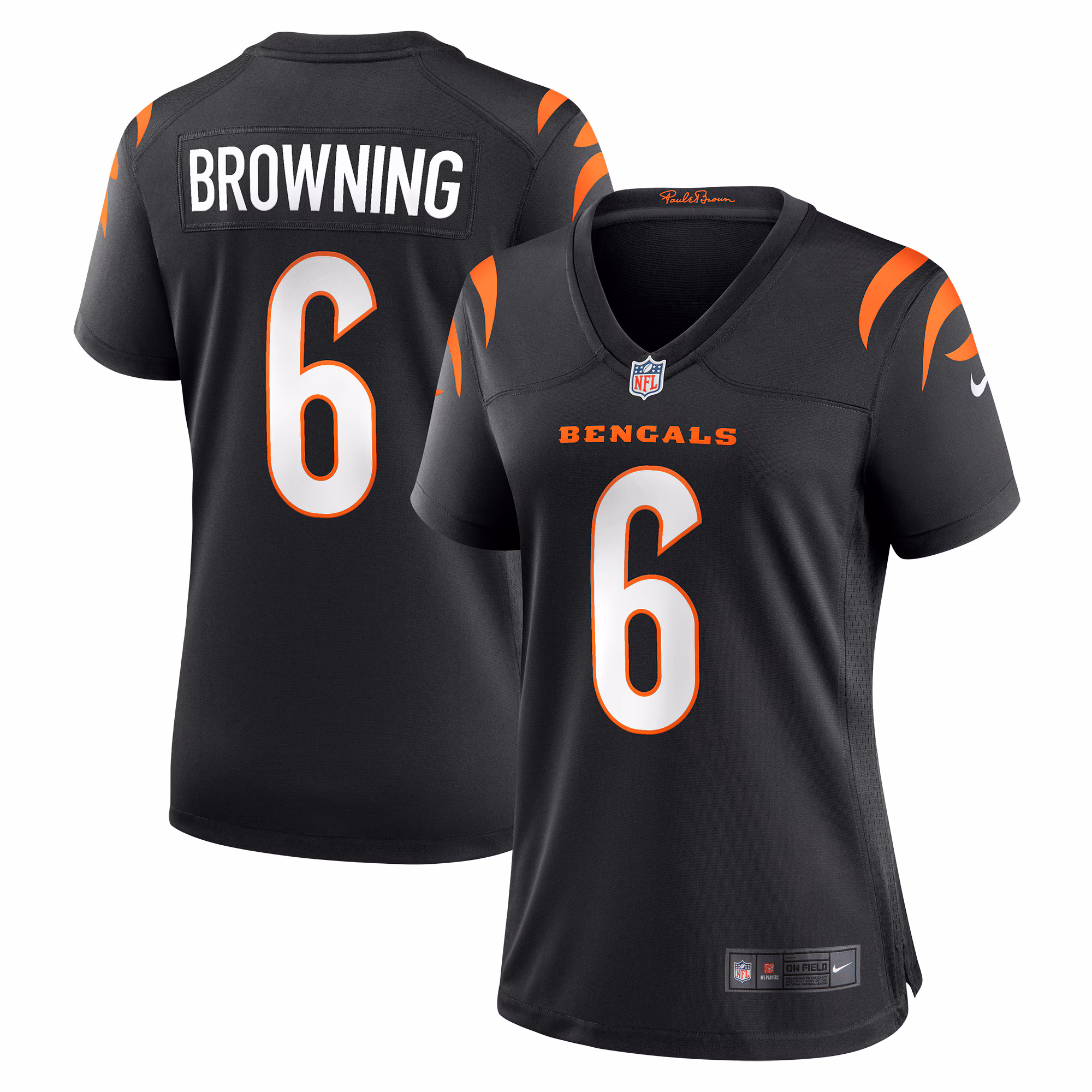 Jake Browning Cincinnati Bengals Women's Game Jersey - Black