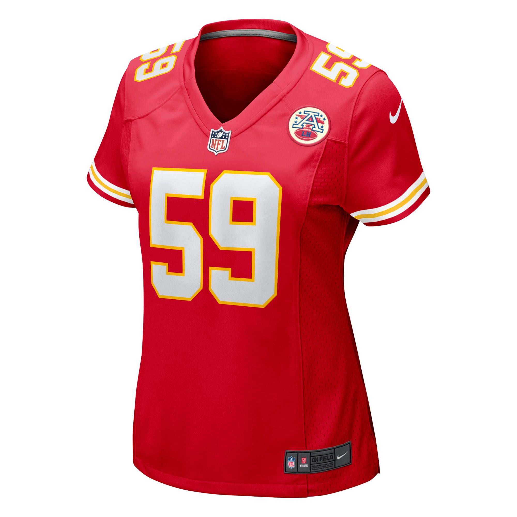 Joshua Kaindoh Kansas City Chiefs  Women's Game Jersey - Red