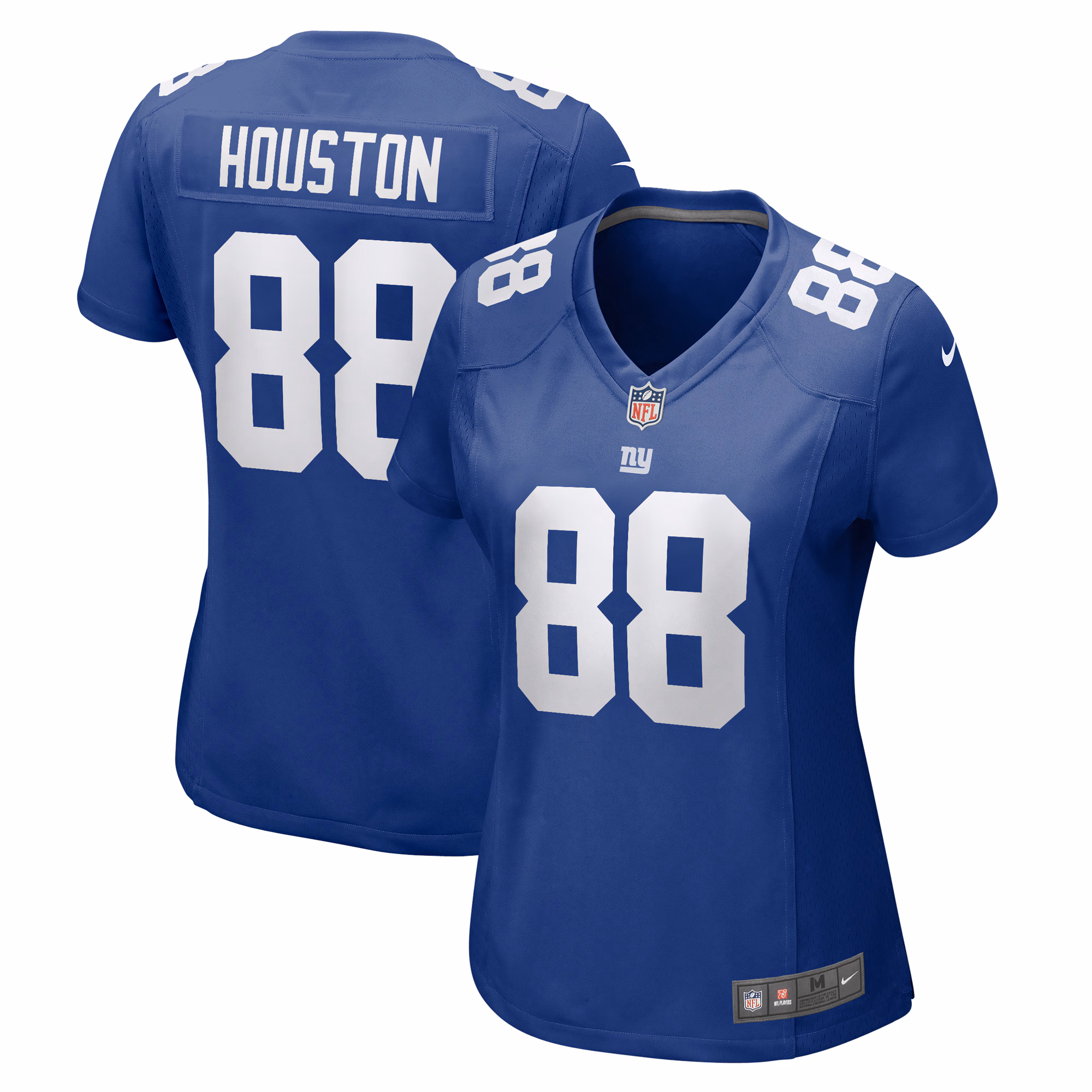 Dennis Houston New York Giants Women's  Game Jersey -  Royal