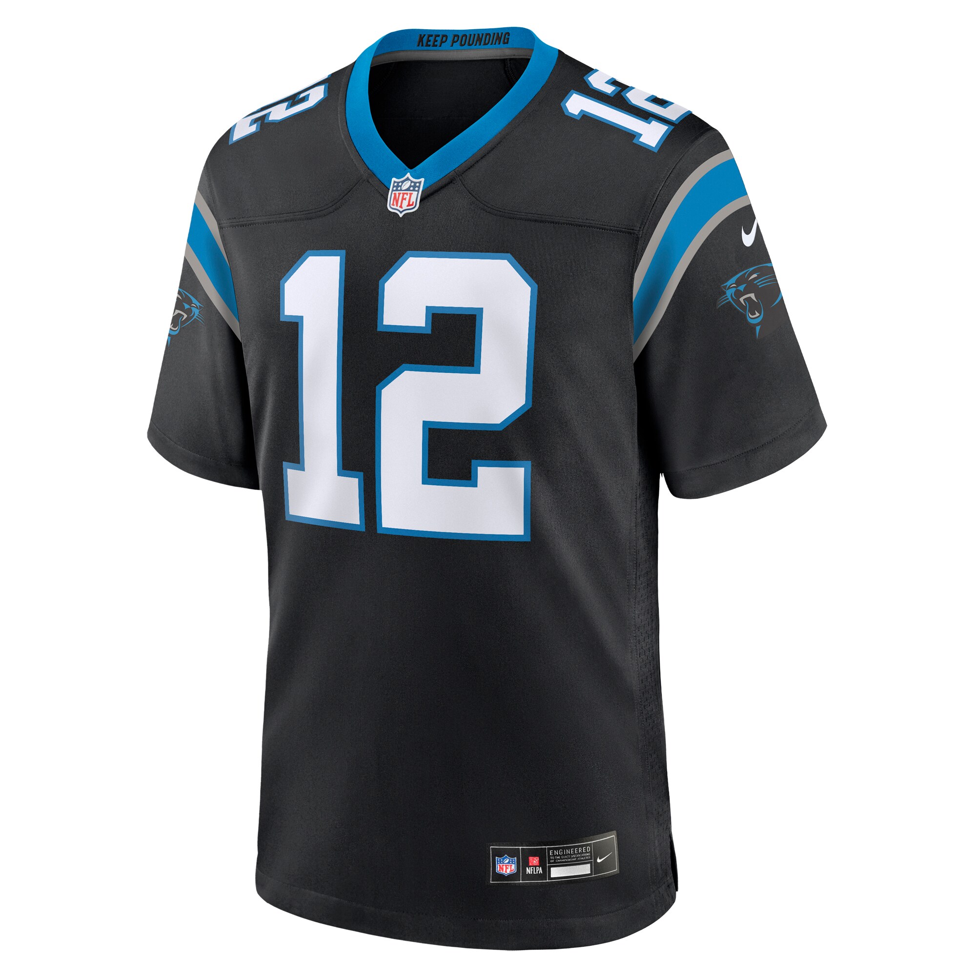 Shi Smith Carolina Panthers  Team Game Jersey - Black