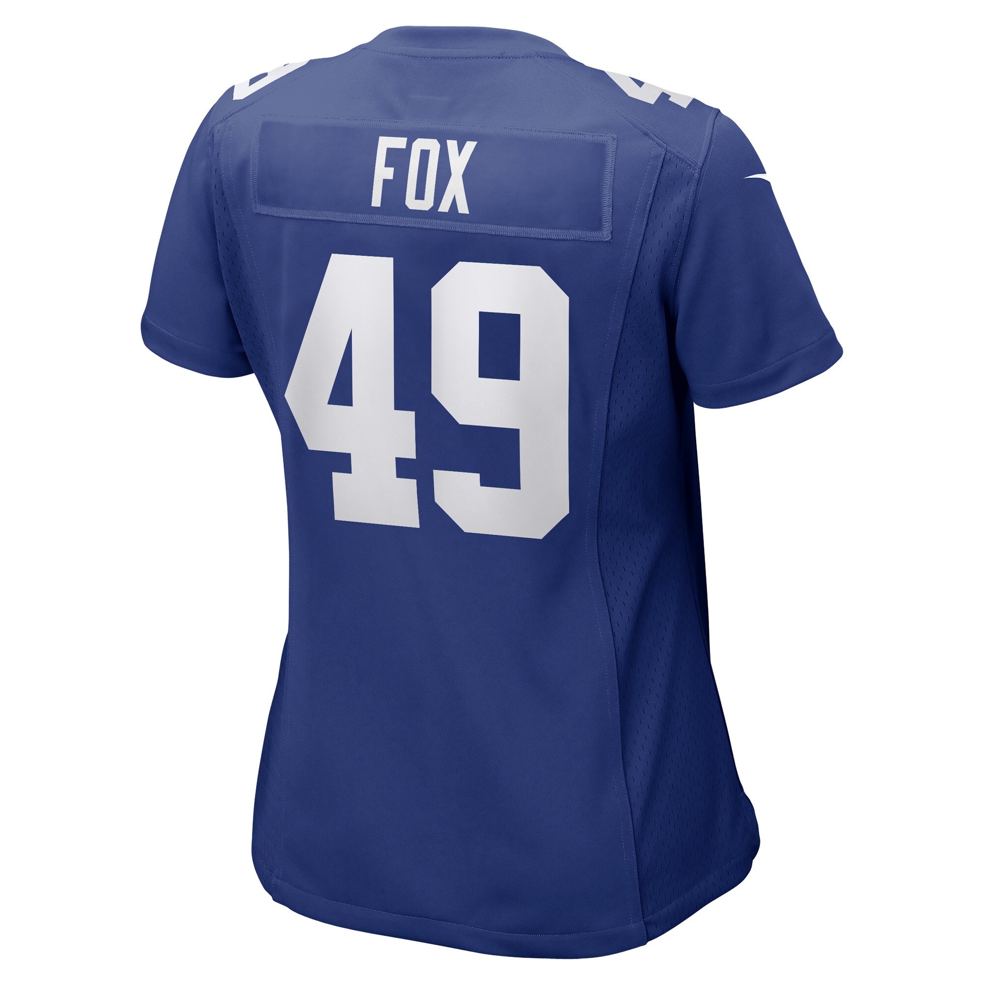 Tomon Fox New York Giants Women's Game Player Jersey - Royal