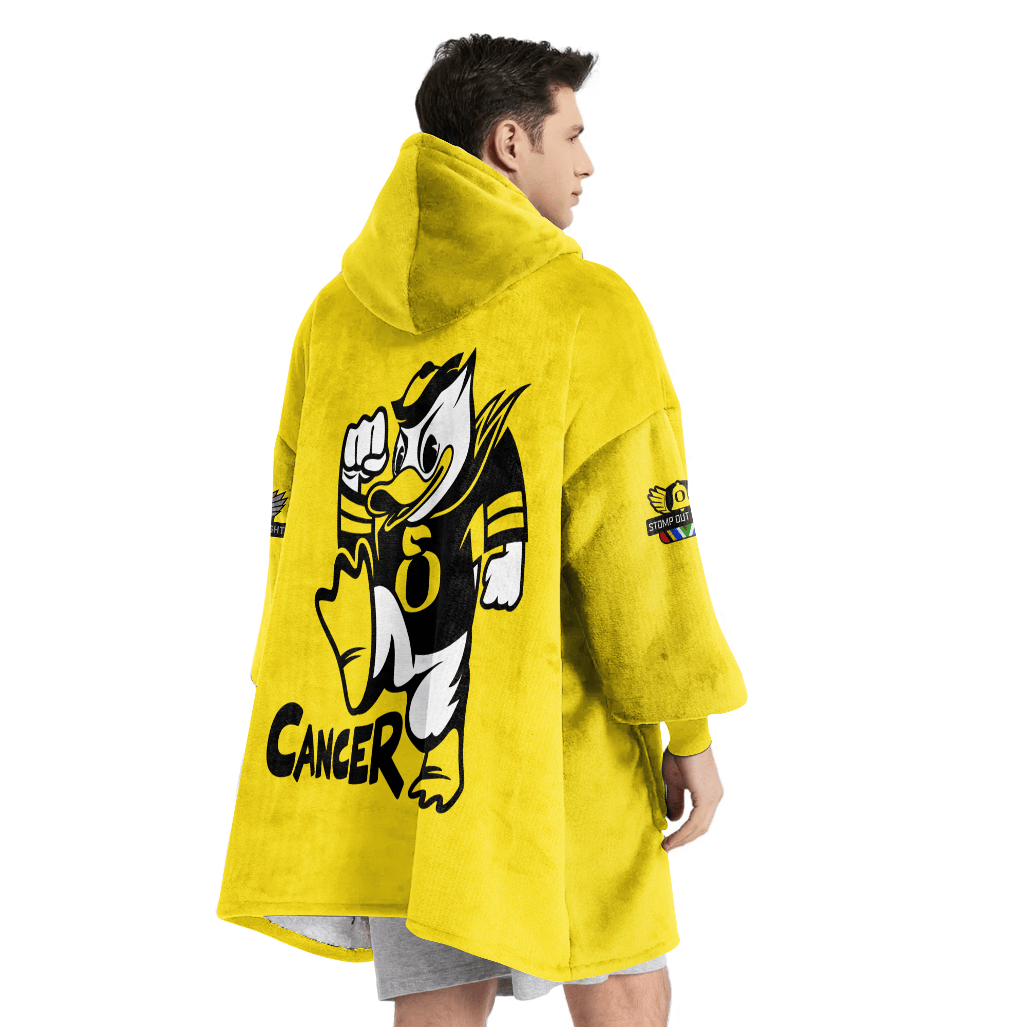 Adult Oregon Football Unisex Blanket Hoodie