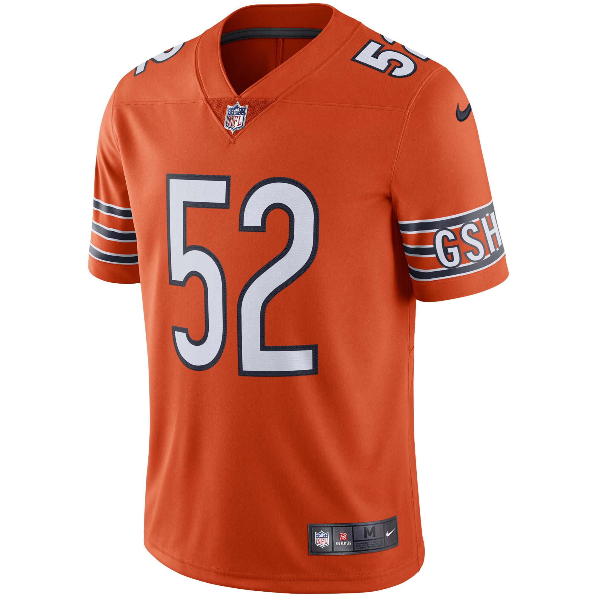 Khalil Mack Chicago Bears  Vapor Limited Jersey - Orange