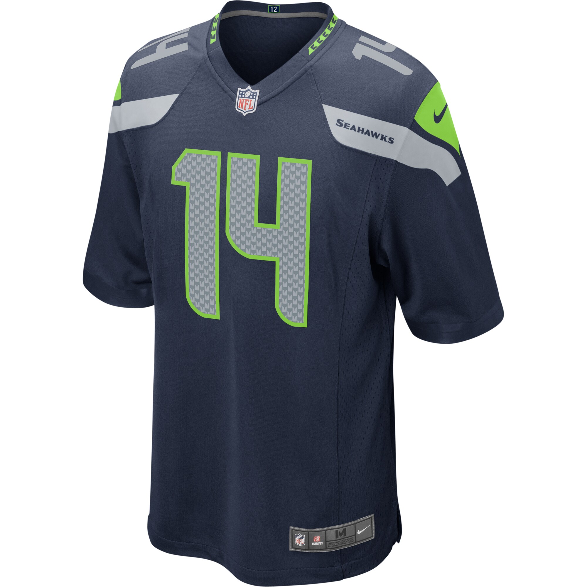DK Metcalf Seattle Seahawks  Game Jersey - College Navy
