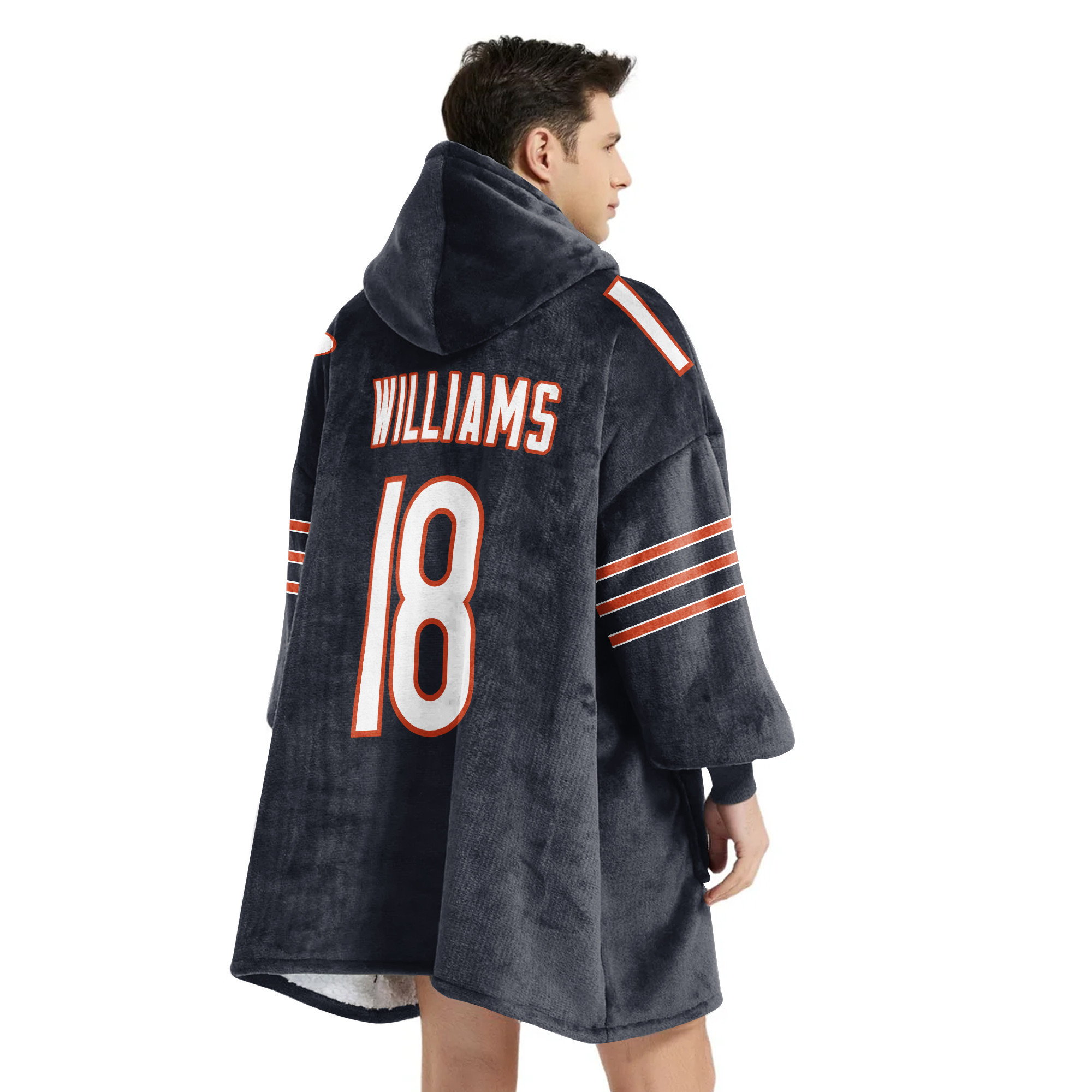 Adult CM 18 Chicago Football Unisex Blanket Hoodie