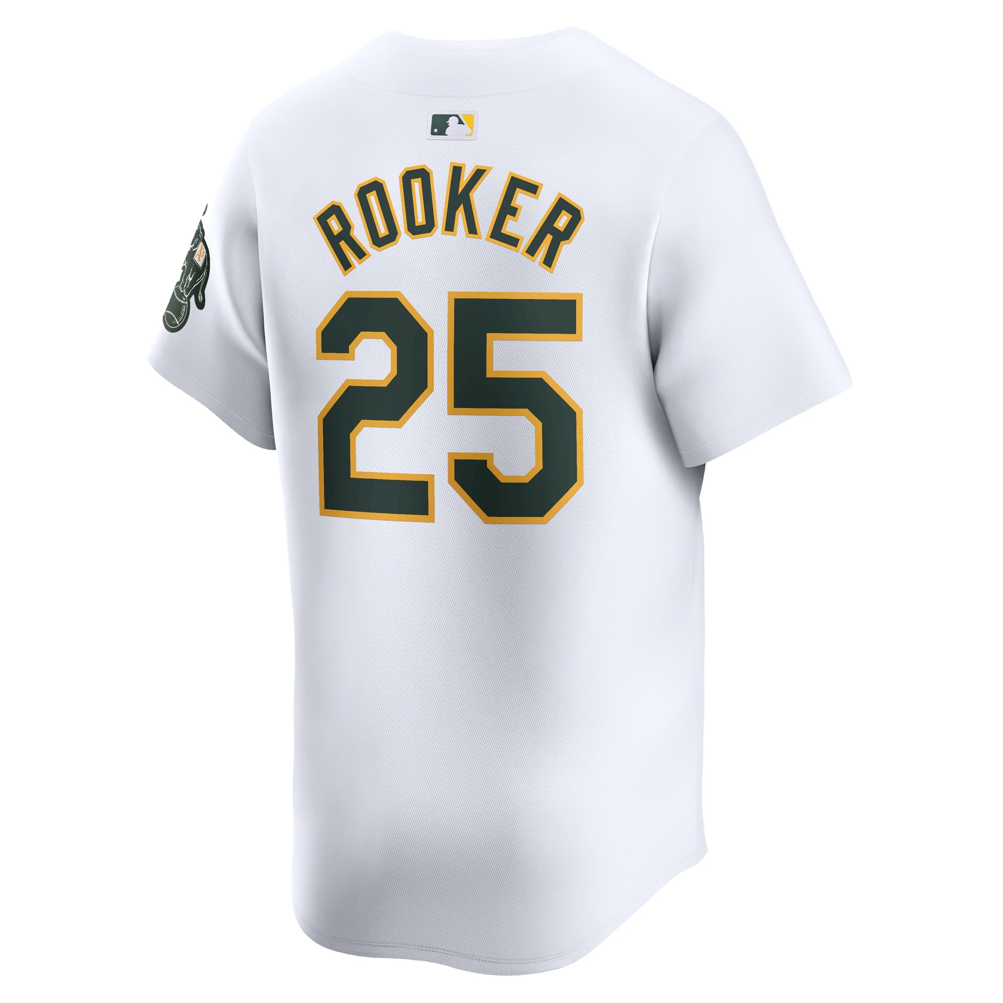 Men's Oakland Athletics Brent Rooker  White Home Limited Player Jersey