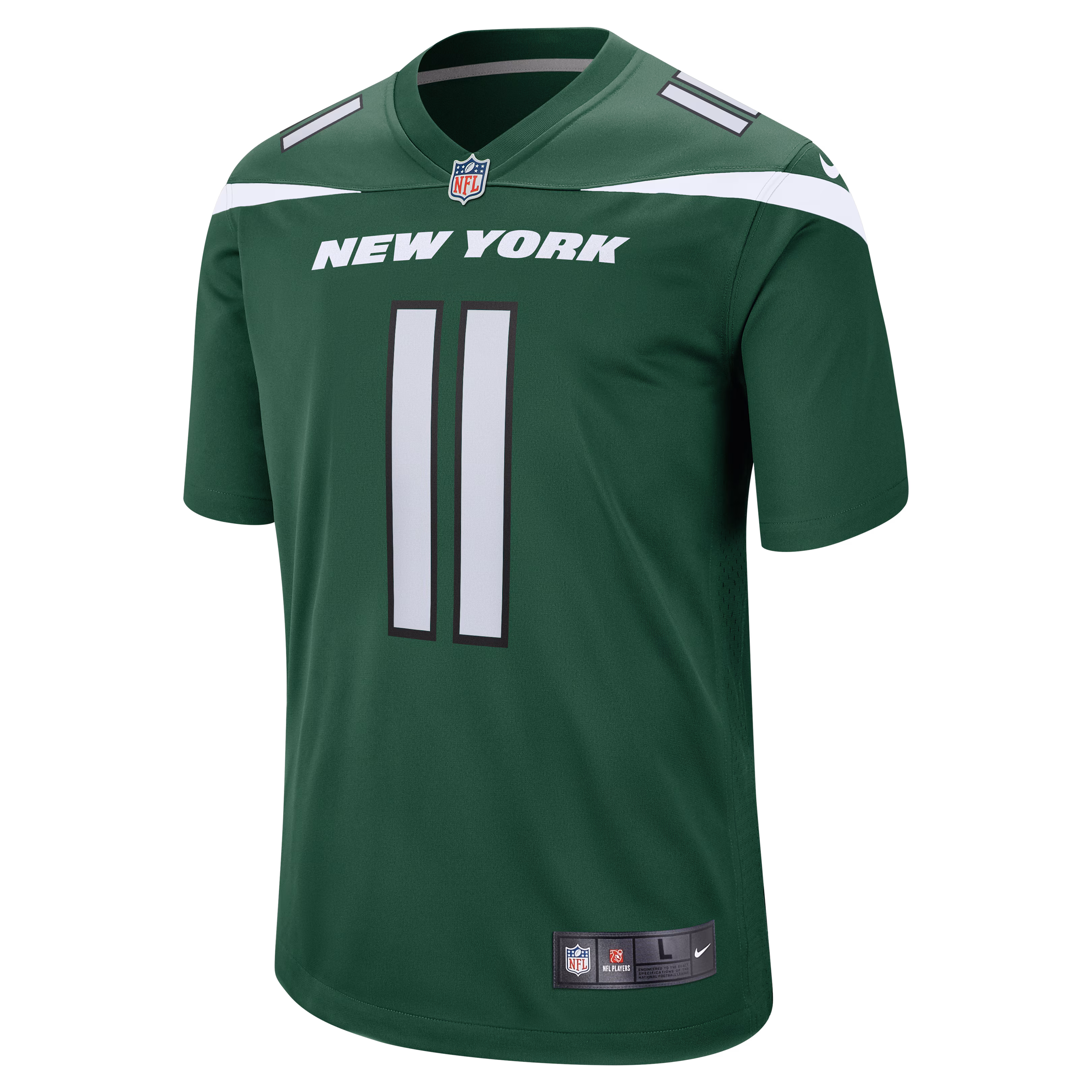 Jermaine Johnson II New York Jets Game Jersey - Gotham Green