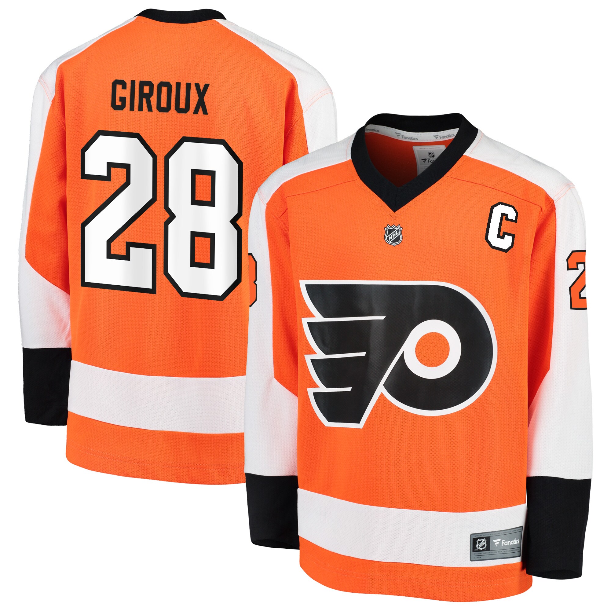 Claude Giroux Philadelphia Flyers Youth Replica Player Jersey - Orange