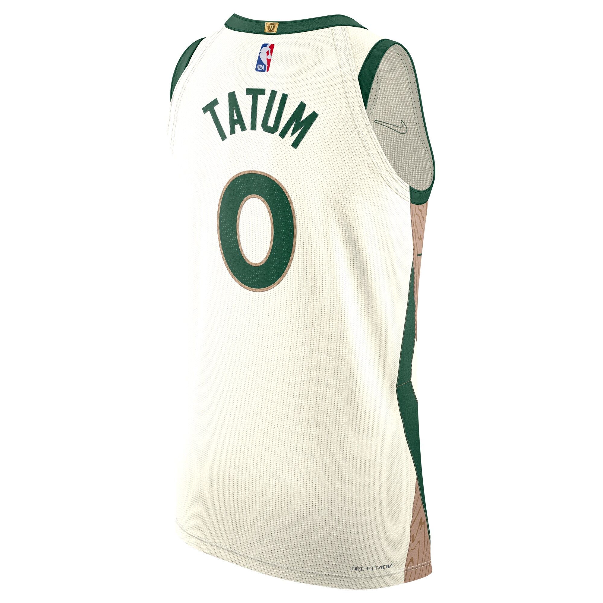 Men's Boston Celtics Jayson Tatum  White 2023/24 Authentic Jersey - City Edition