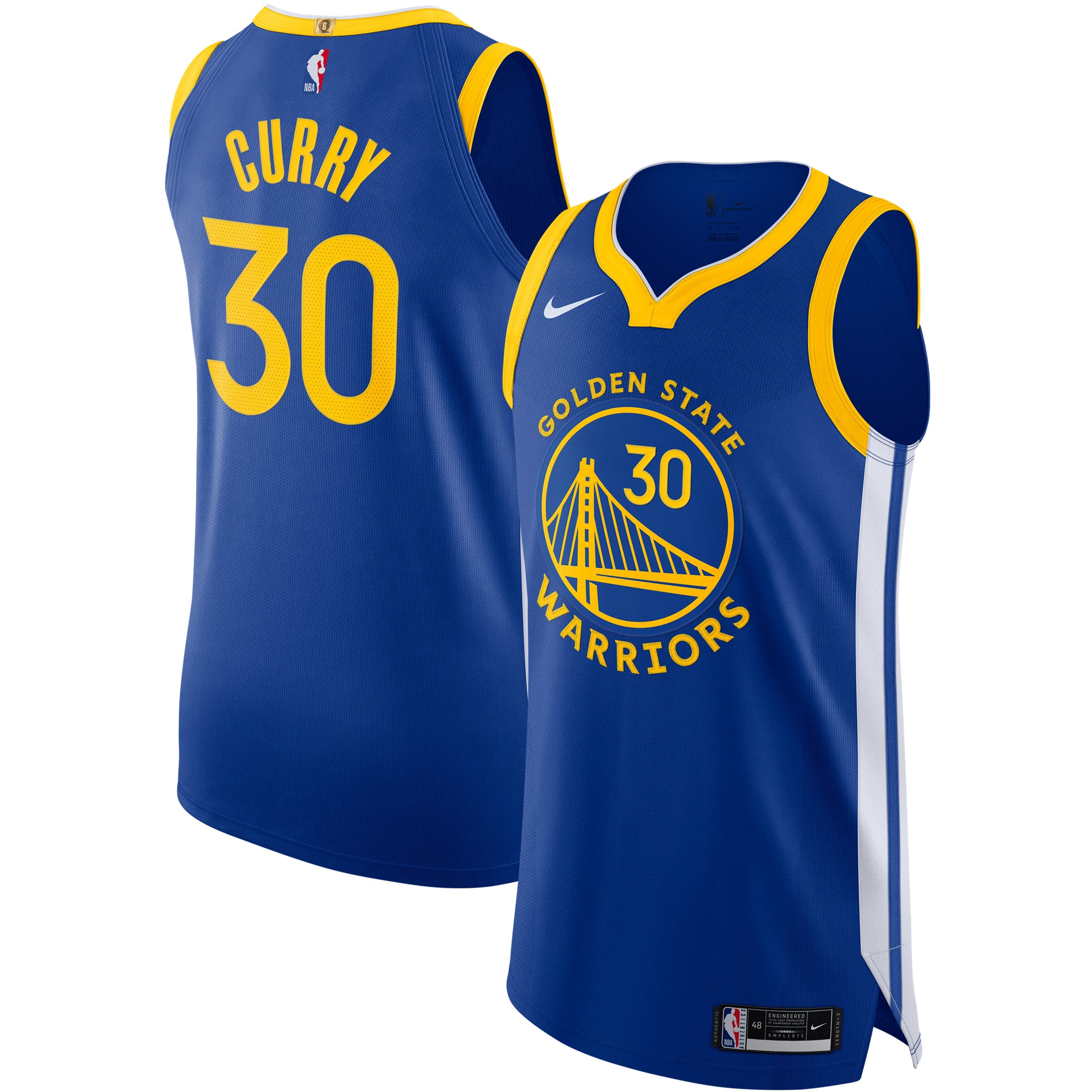 Stephen Curry Golden State Warriors 2020/21 Authentic Jersey - Icon Edition - Royal