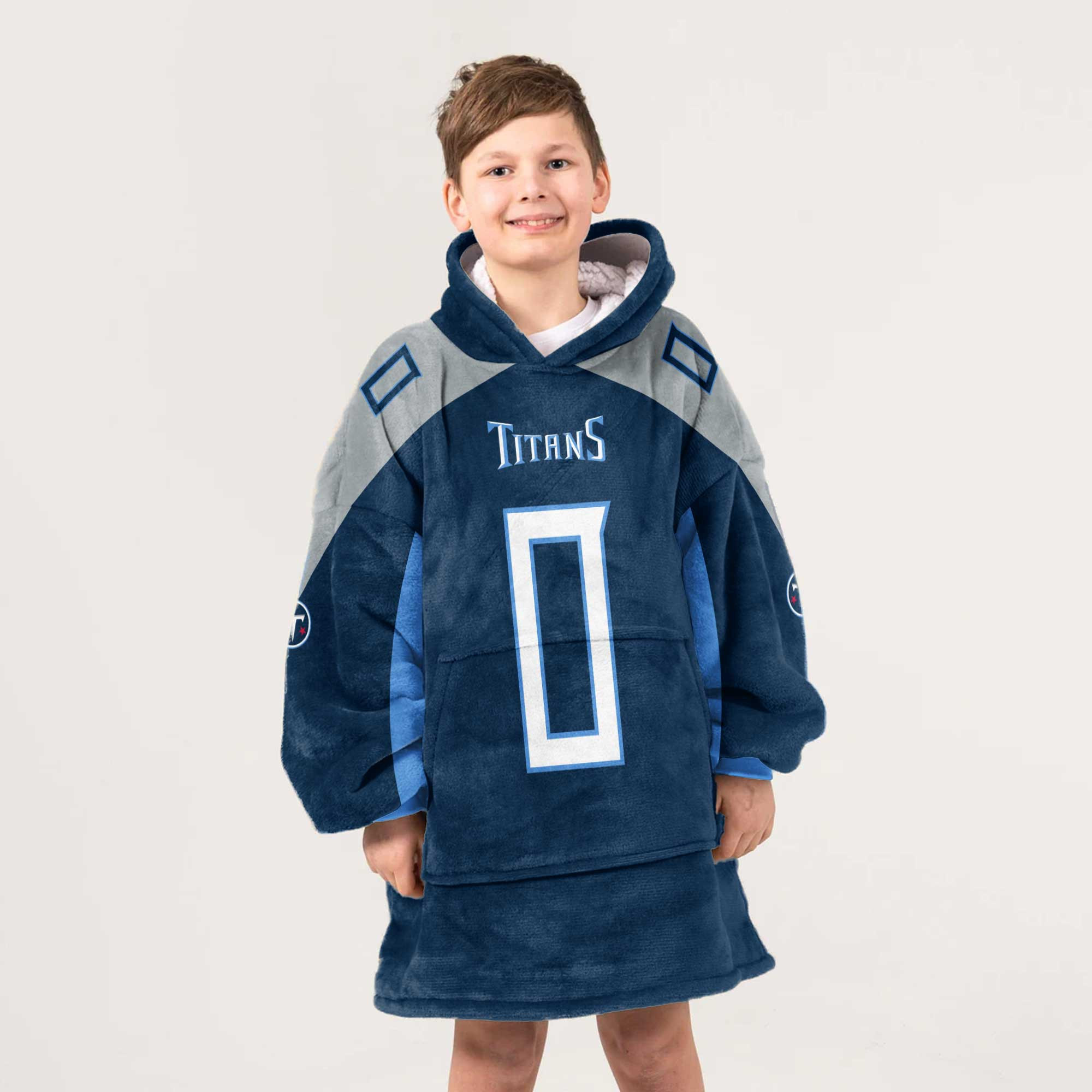 Kid C.R 0 Tennessee Football Unisex Blanket Hoodie
