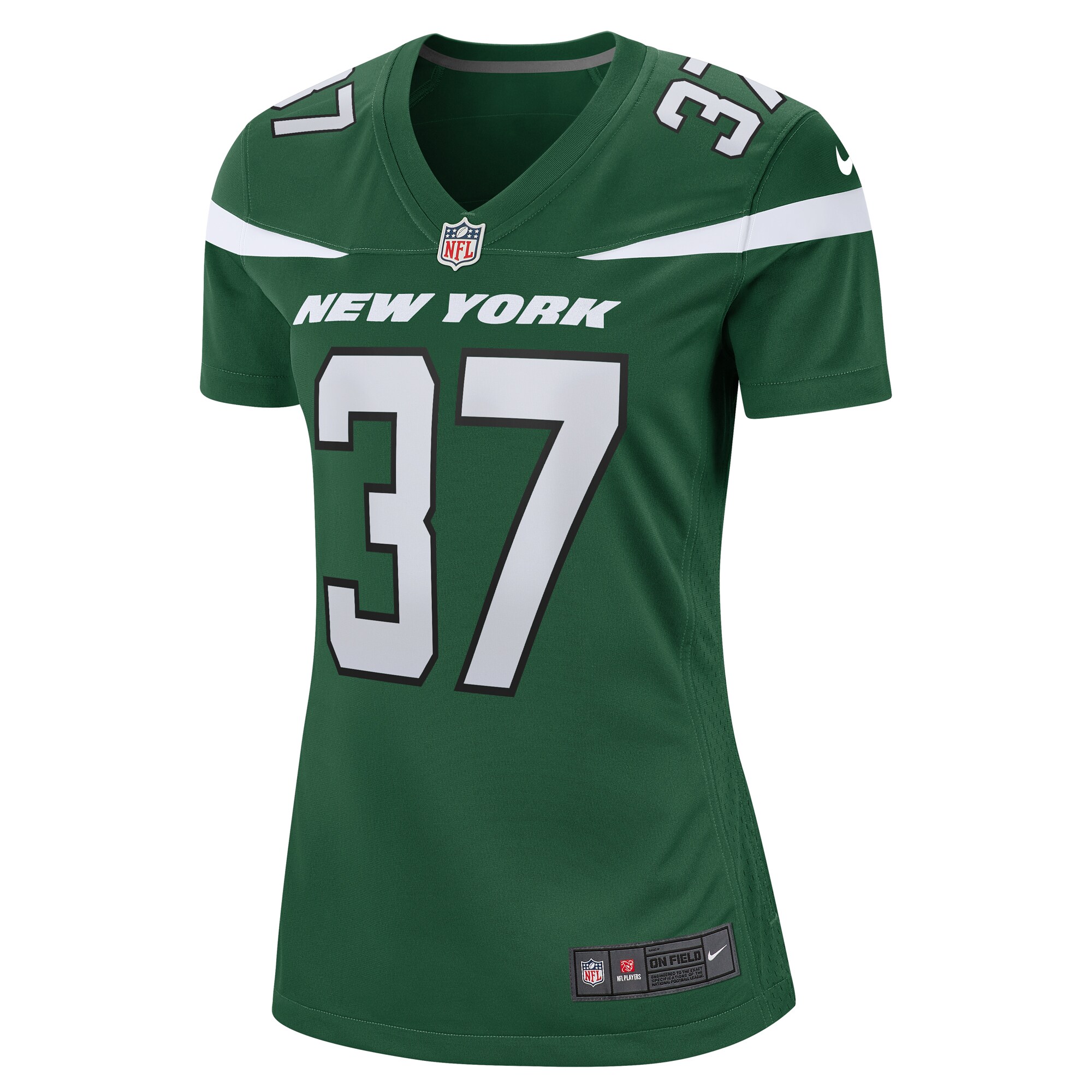 Bryce Hall New York Jets  Women's Game Jersey - Gotham Green