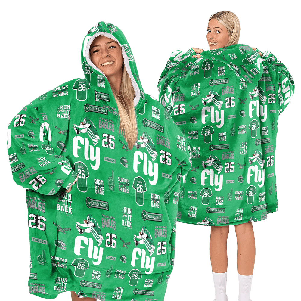 S.B 26 Philadelphia Football Unisex Blanket Hoodie