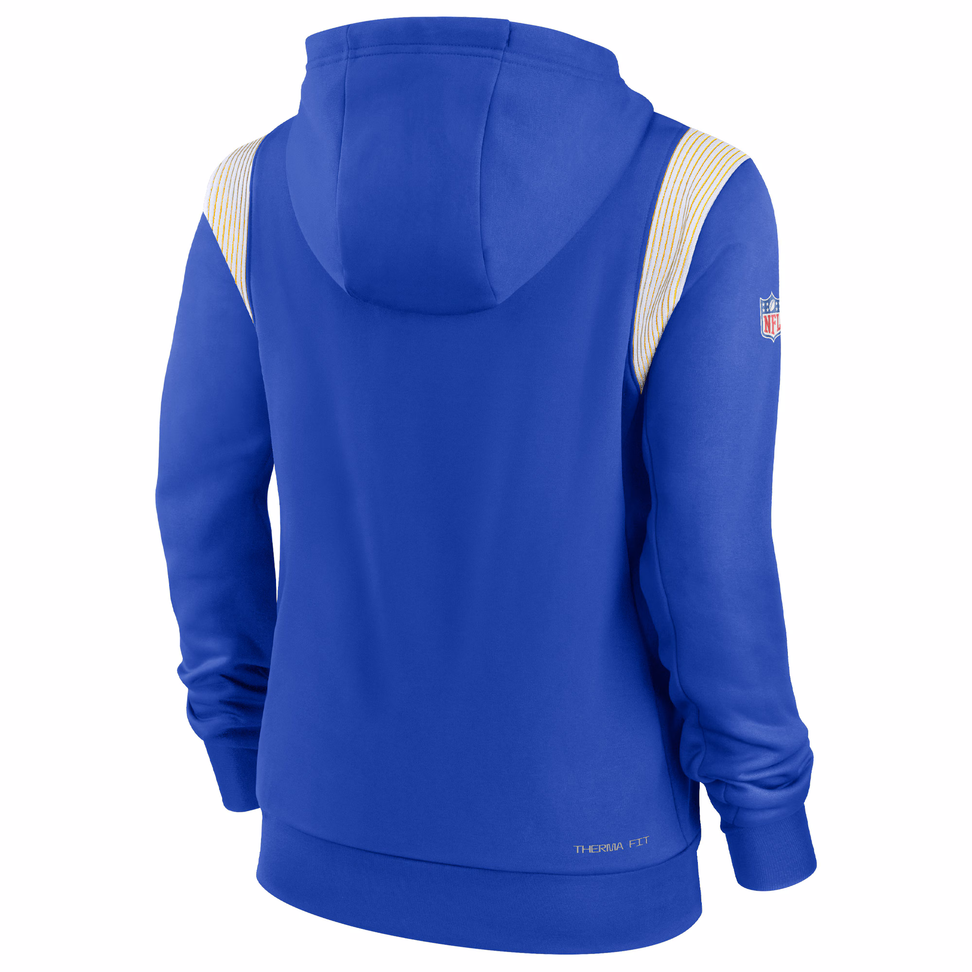 Los Angeles Rams Women's Sideline Stack Performance Pullover Hoodie - Royal